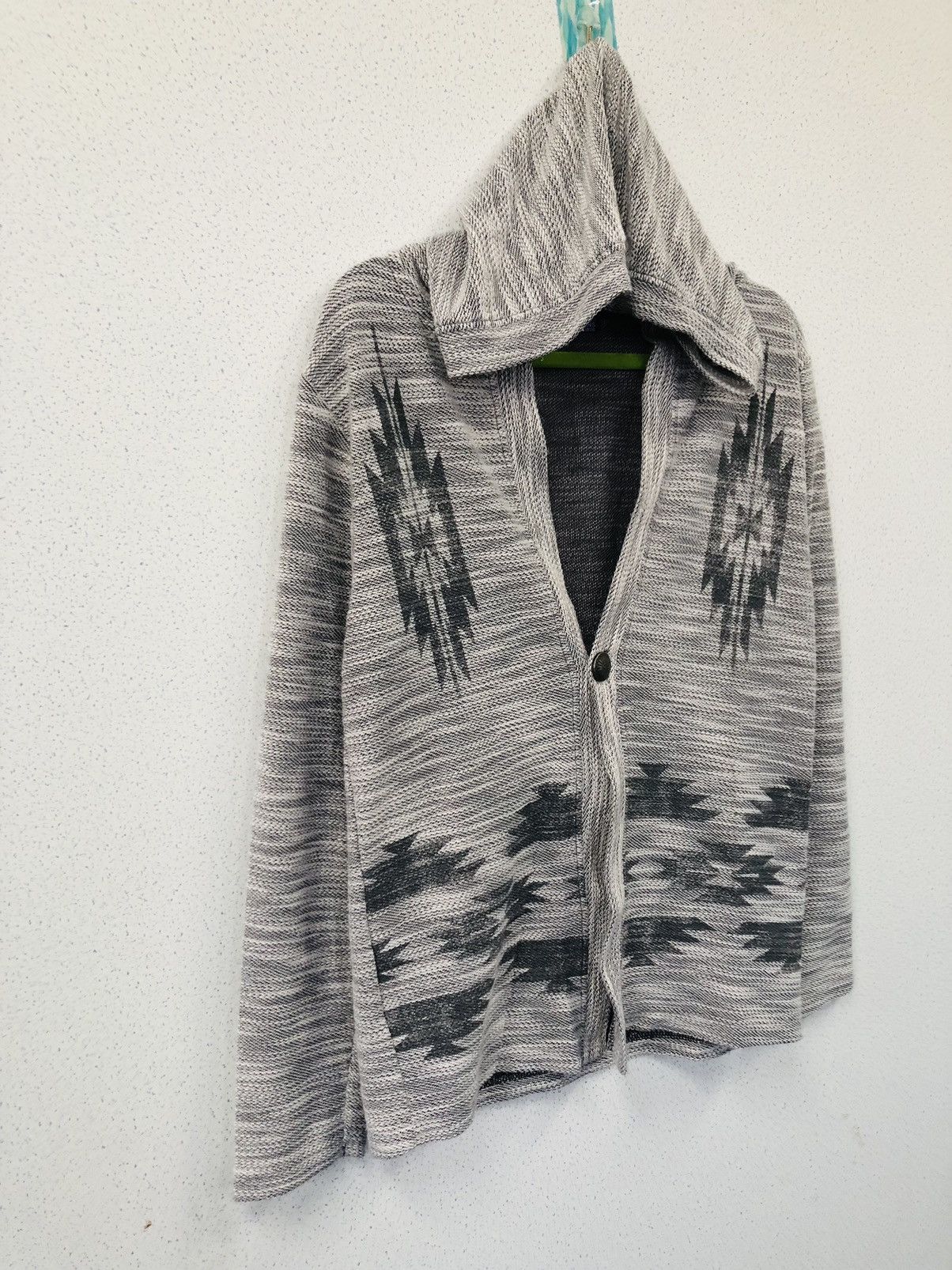 Old Navy Navy Jeans Tribal Patterned Knitwear Size US M / EU 48-50 / 2 - 2 Thumbnail