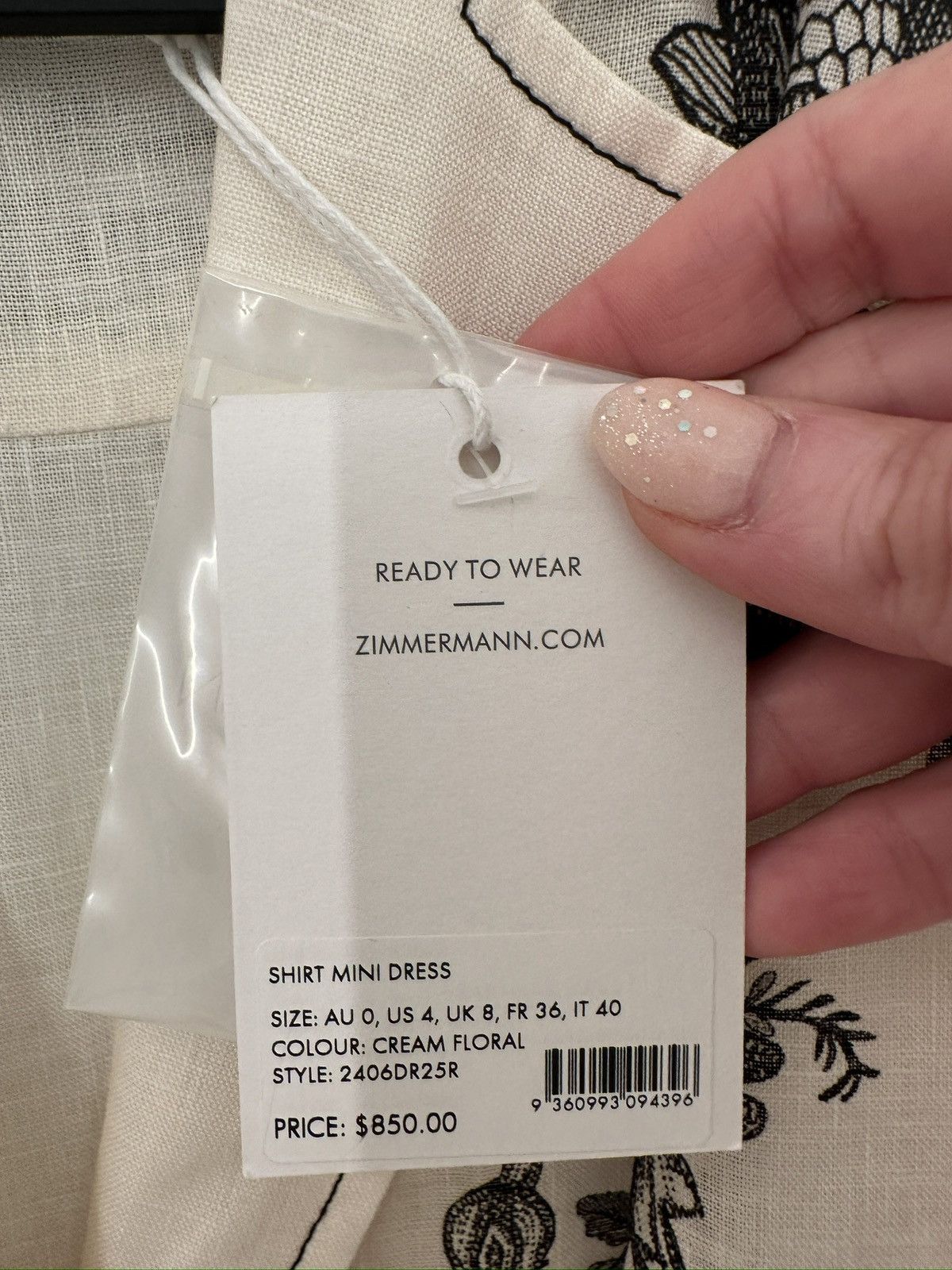 Zimmermann ZIMMERMANN SHIRT MINI DRESS Size S / US 4 / IT 40 - 11 Thumbnail