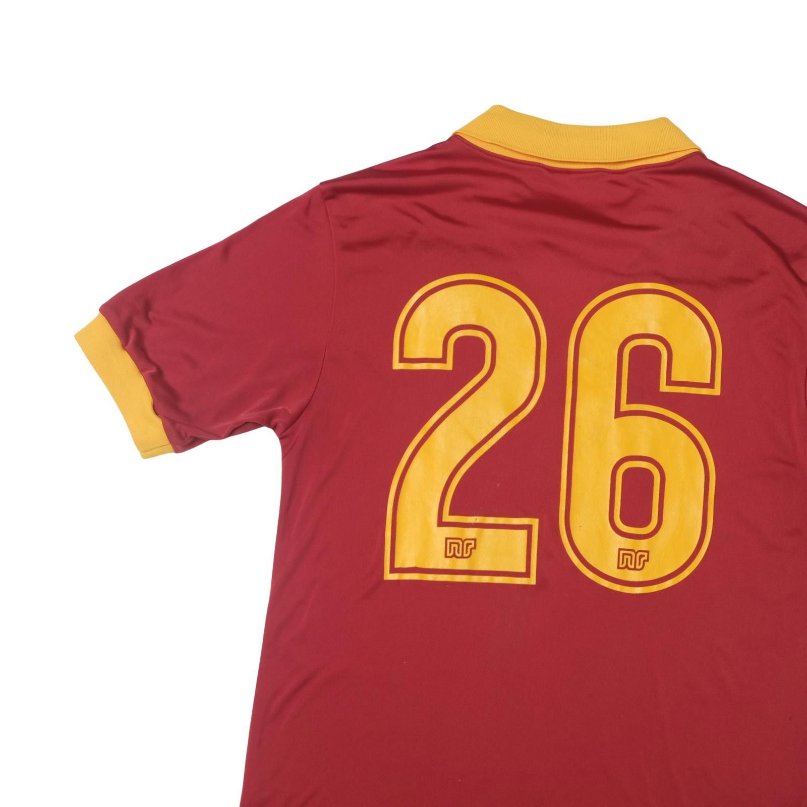 Designer 1987/88 Roma Home Shirt Ennerre Jaspo (S/M) Size US S / EU 44-46 / 1 - 4 Thumbnail