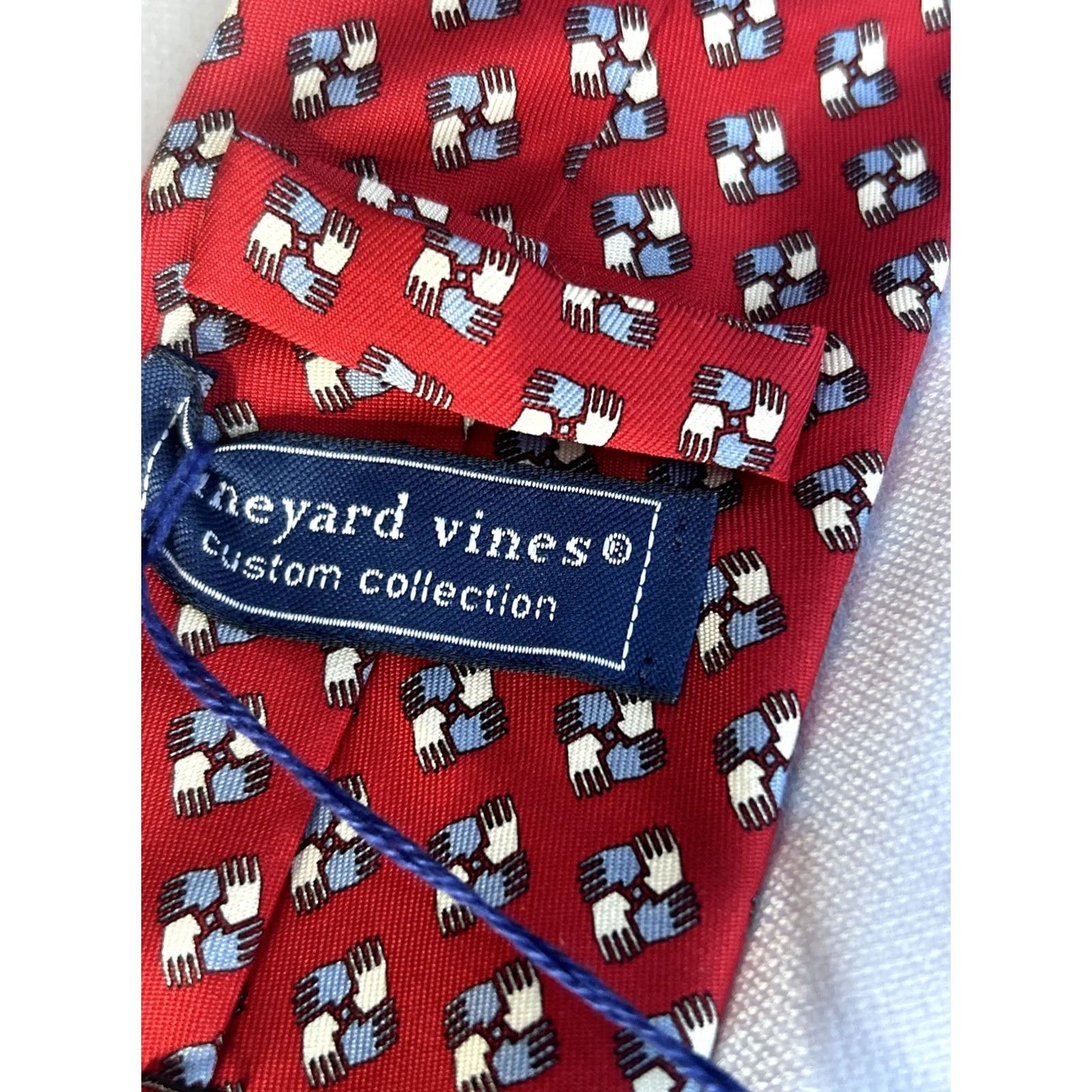 Vineyard Vines Vineyard Vines Tie Men Silk Multicolor Made In USA Size ONE SIZE - 6 Thumbnail