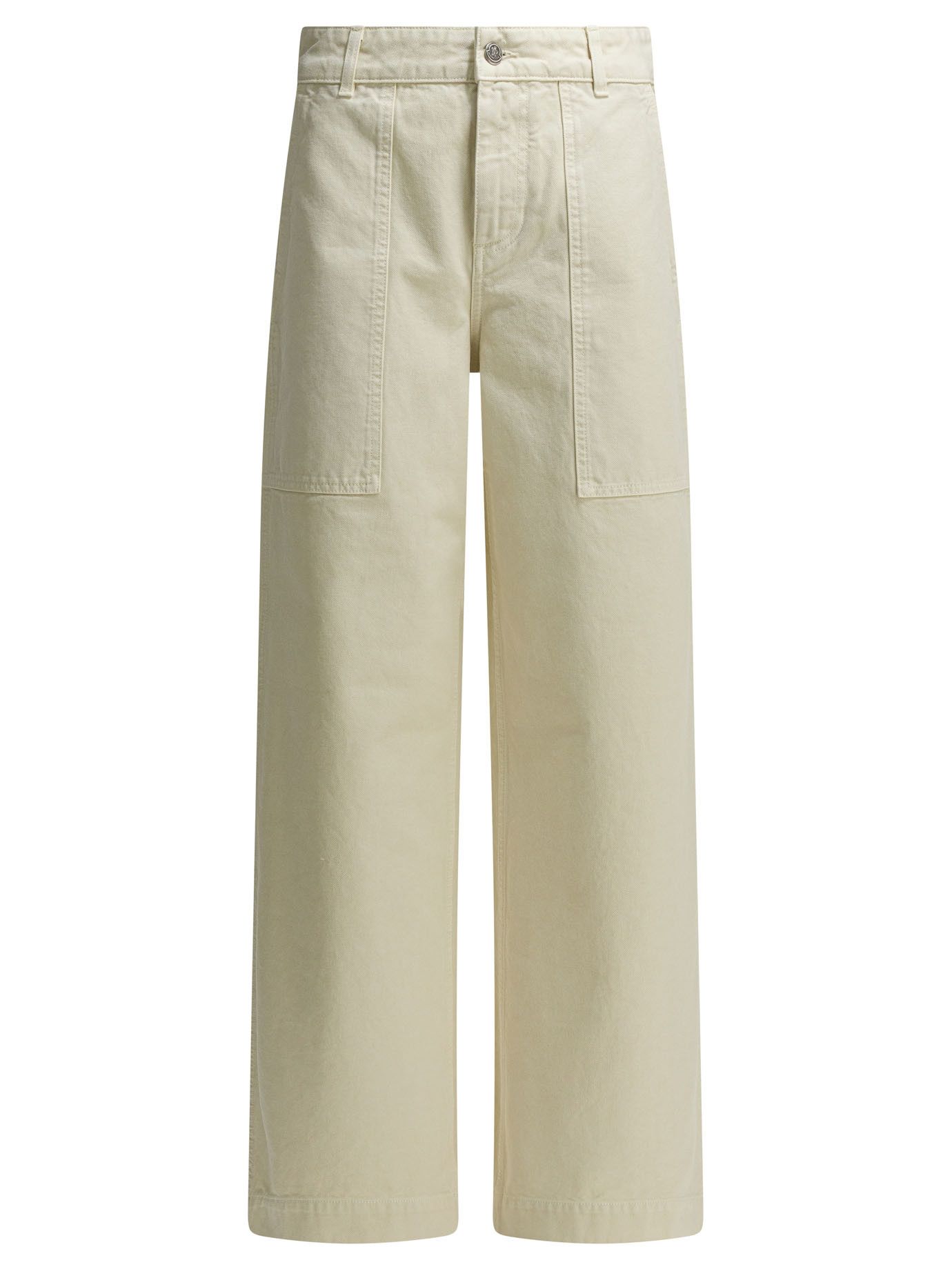 Moncler Moncler Cotton Wide Pants tag size 40 Women - USA Duties Paid Size 27" / US 4 / IT 40 - 1 Thumbnail