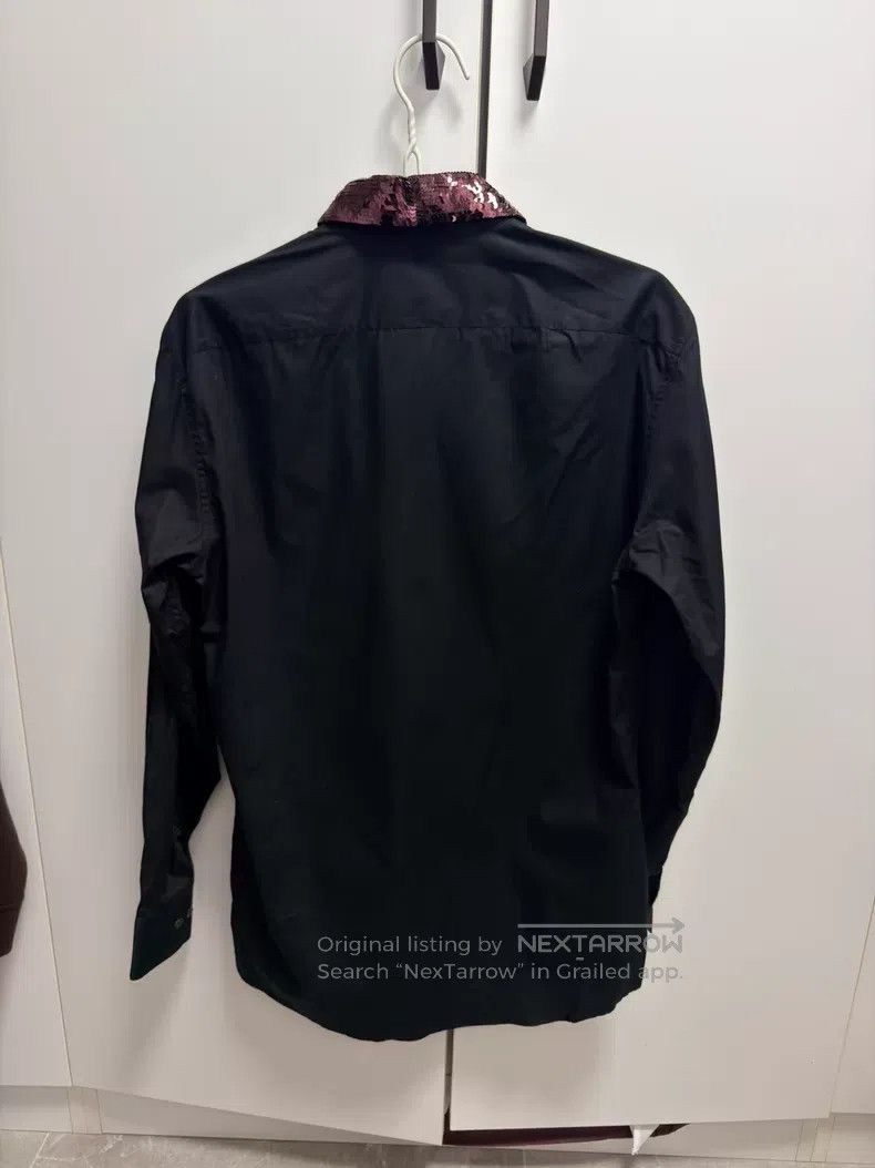 Dries Van Noten Dries Van Noten Sequin Collar Shirt Size S / US 4 / IT 40 - 6 Thumbnail