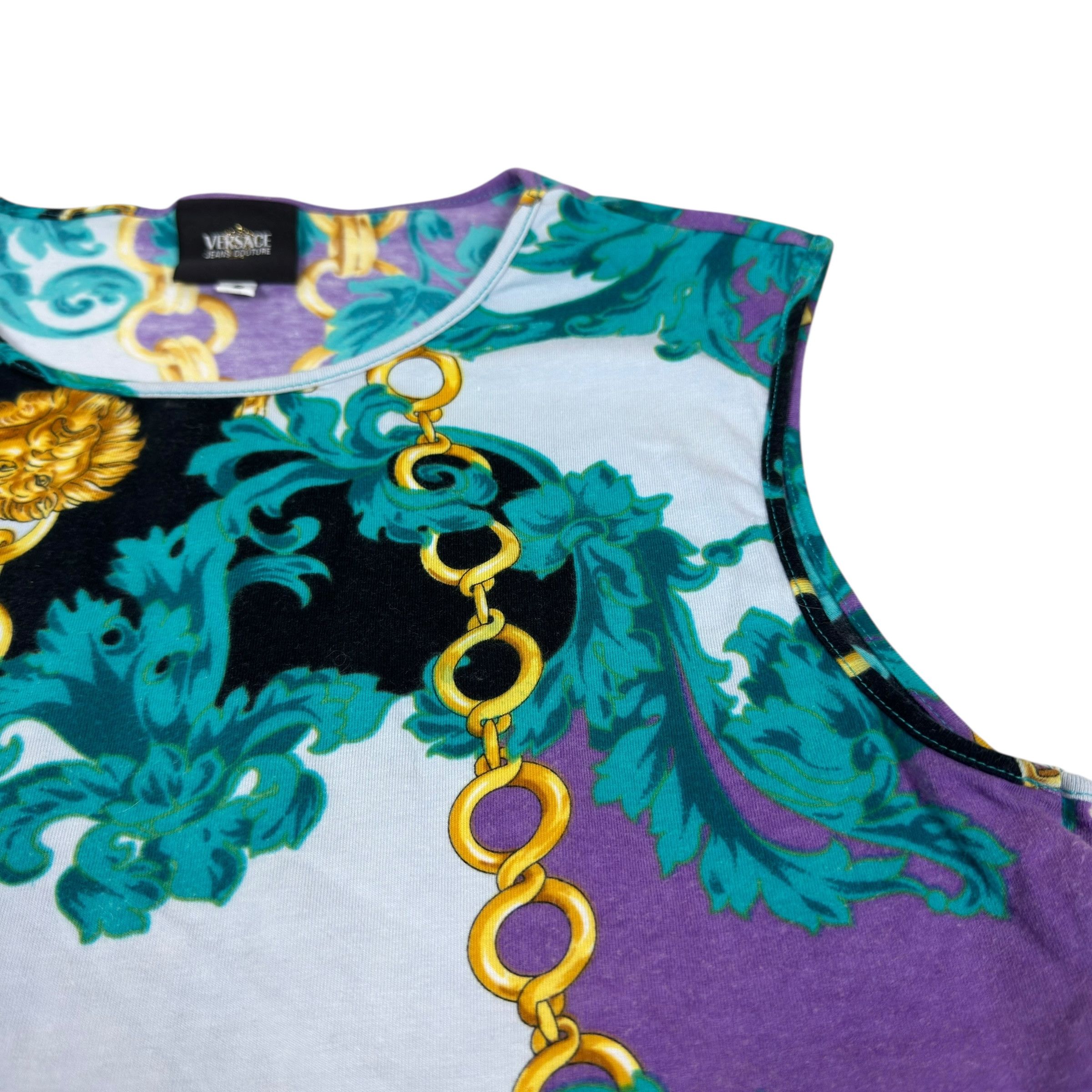 Versace × Vintage Versace Jeans Couture Women's Y2K Pullover Blouse S Size S / US 4 / IT 40 - 5 Thumbnail