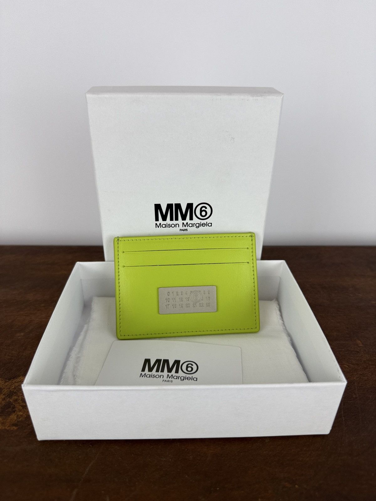 Maison Margiela Green lime Maison Martin Margiela card holder (new with box) Size ONE SIZE - 1 Thumbnail