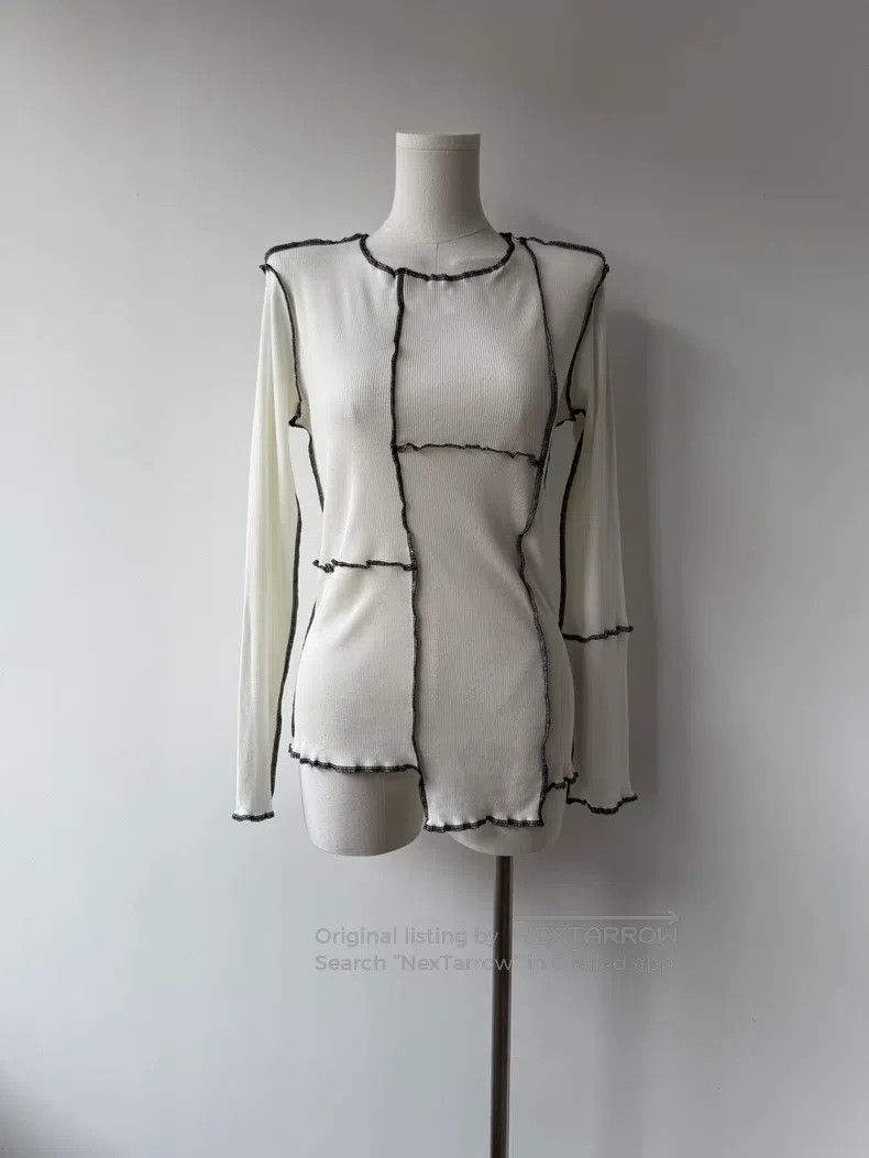 Yohji Yamamoto Yohji Yamamoto 18SS Show Irregular Knit long sleeves Size XS / US 0-2 / IT 36-38 - 2 Thumbnail