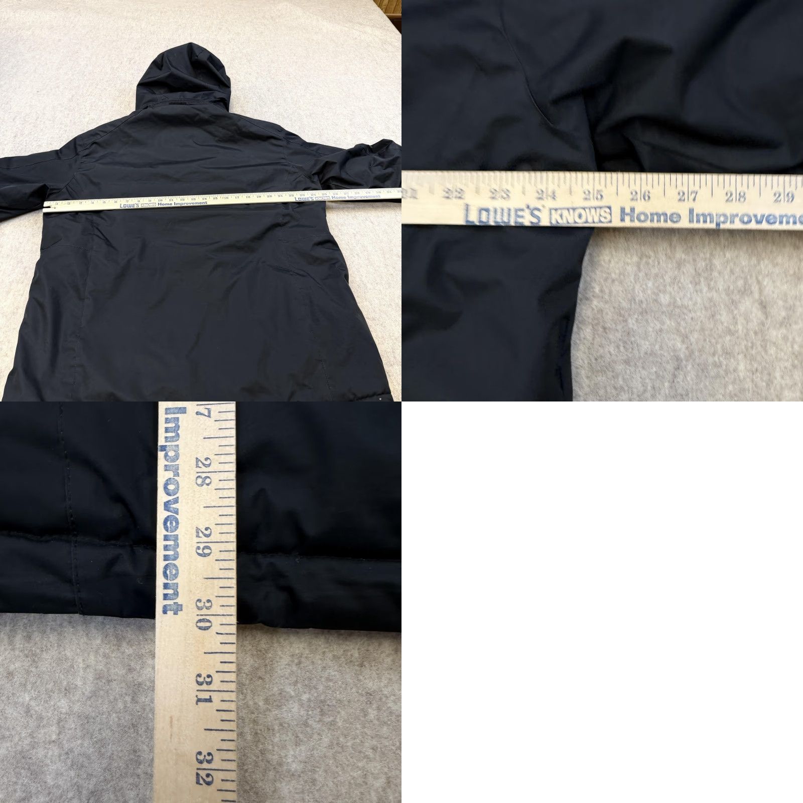 CO Hawke & Co Sport Jacket Mens Large Black Thinsulate Hooded Parka Water Resistant Size US L / EU 52-54 / 3 - 11 Thumbnail