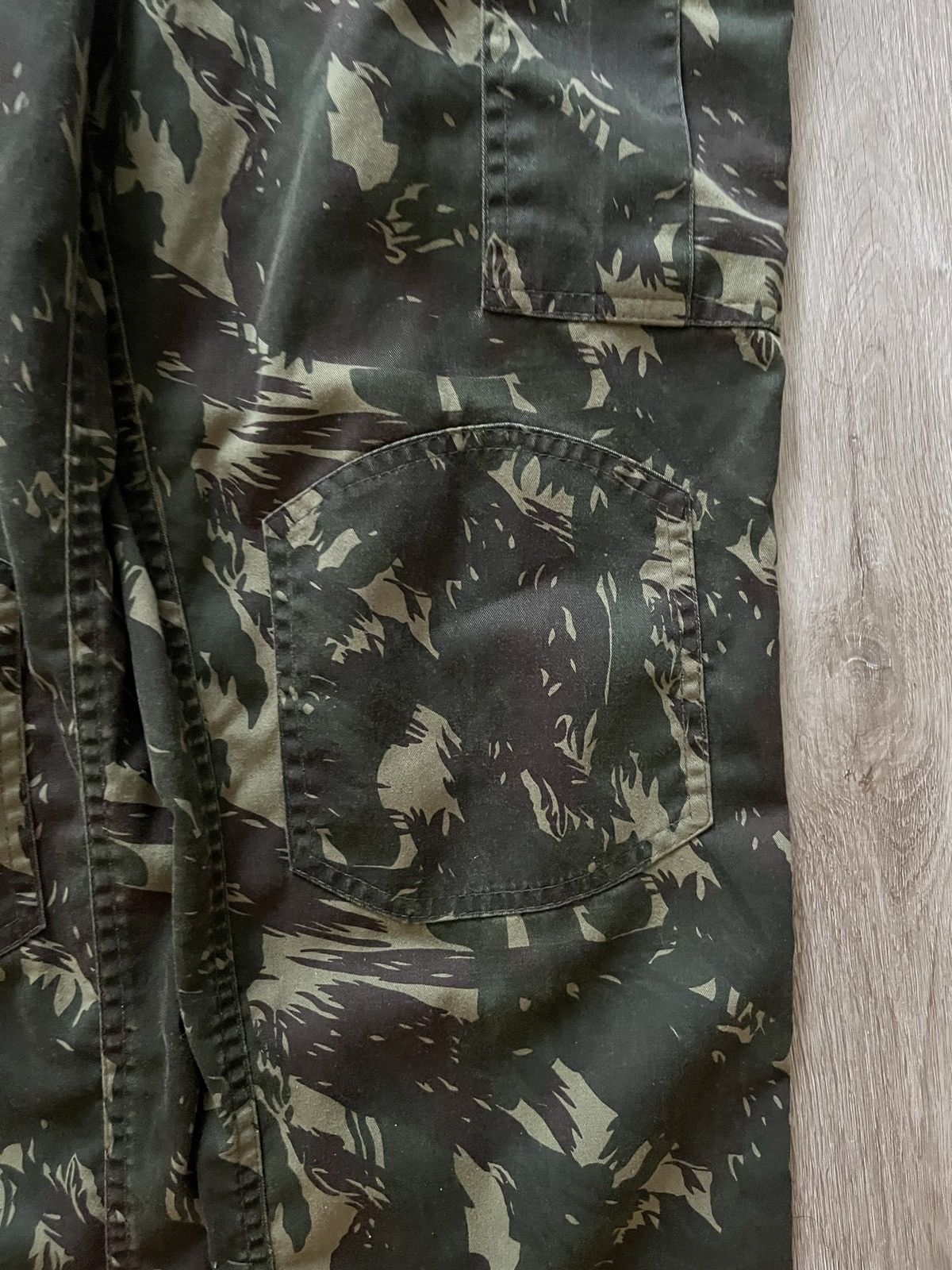 Vintage 1998 Original Brazil Army Issue Lizard Camo Trousers Size US 32 / EU 48 - 14 Thumbnail