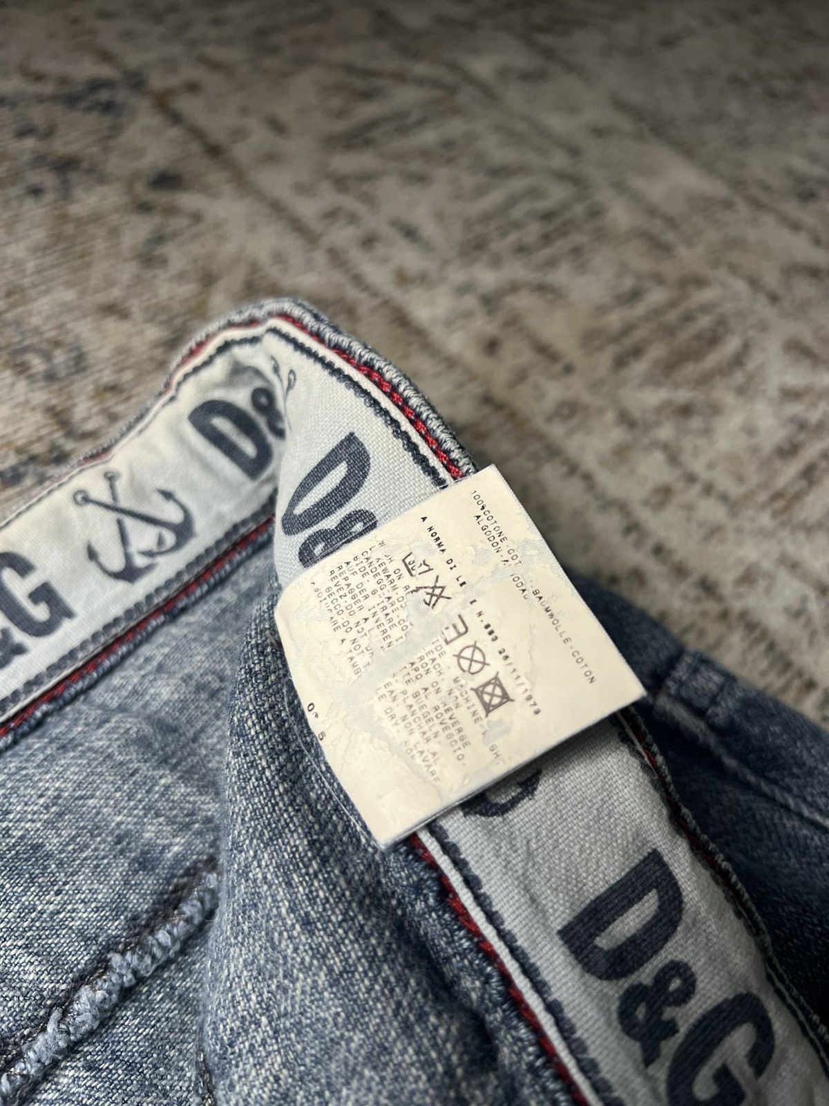 Dolce & Gabbana AW06 Dolce & Gabbana Double Waist Deconstructed Baggy Denim Size US 32 / EU 48 - 8 Thumbnail
