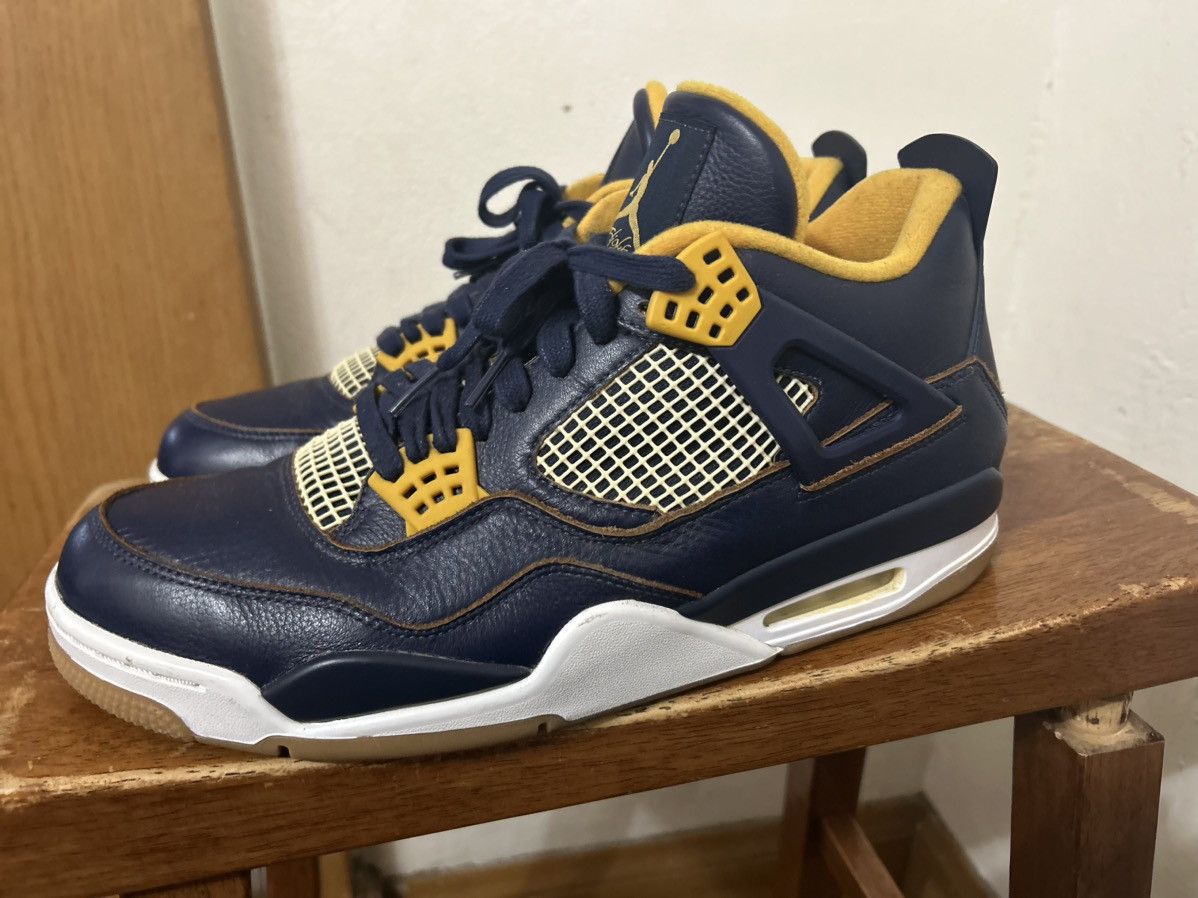 Jordan Brand Air Jordan Retro IV (4) Midnight Navy “Dunk From Above” Size US 13 / EU 46 - 2 Thumbnail