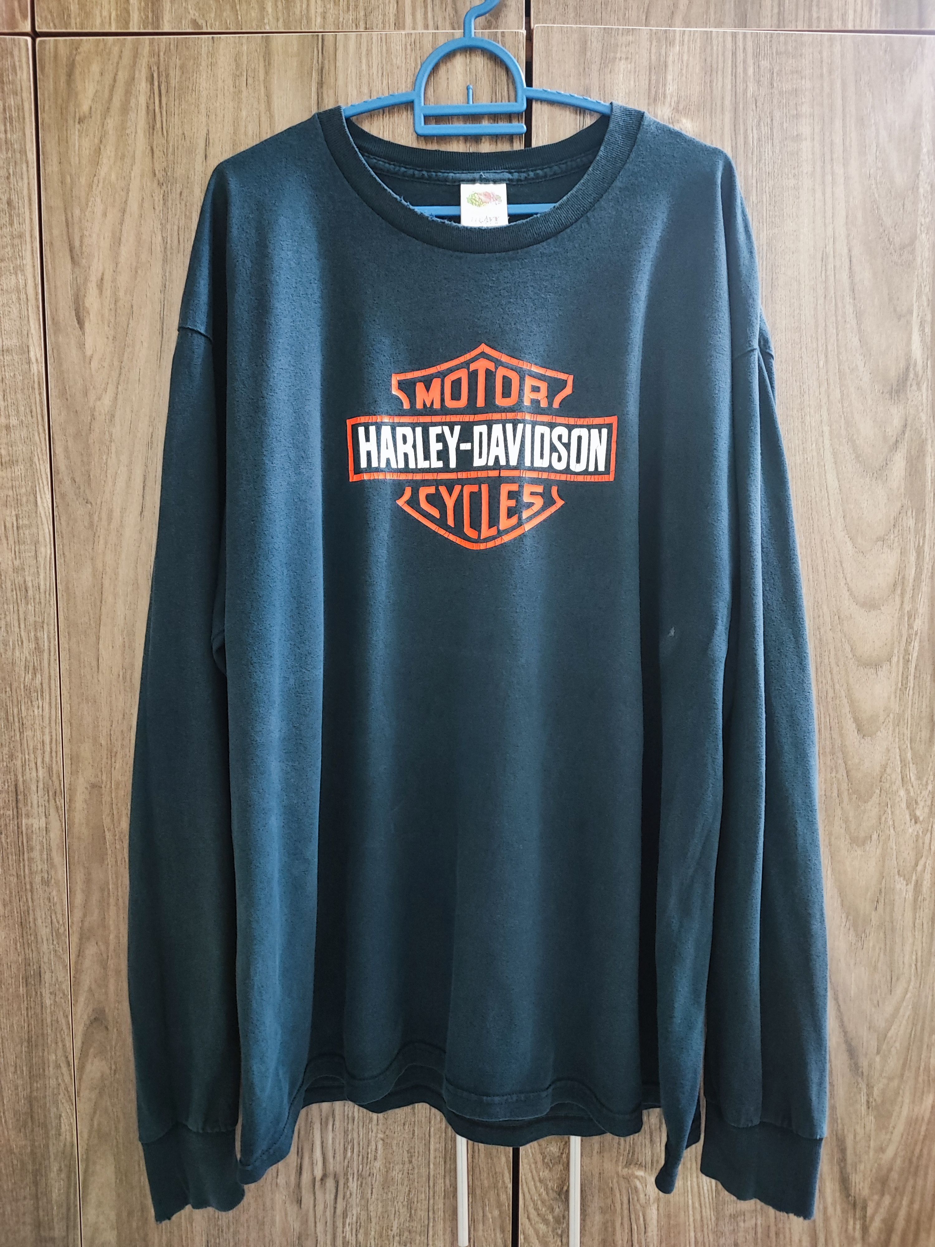 Vintage 90's Distressed Harley Davidson Big Logo T-Shirt