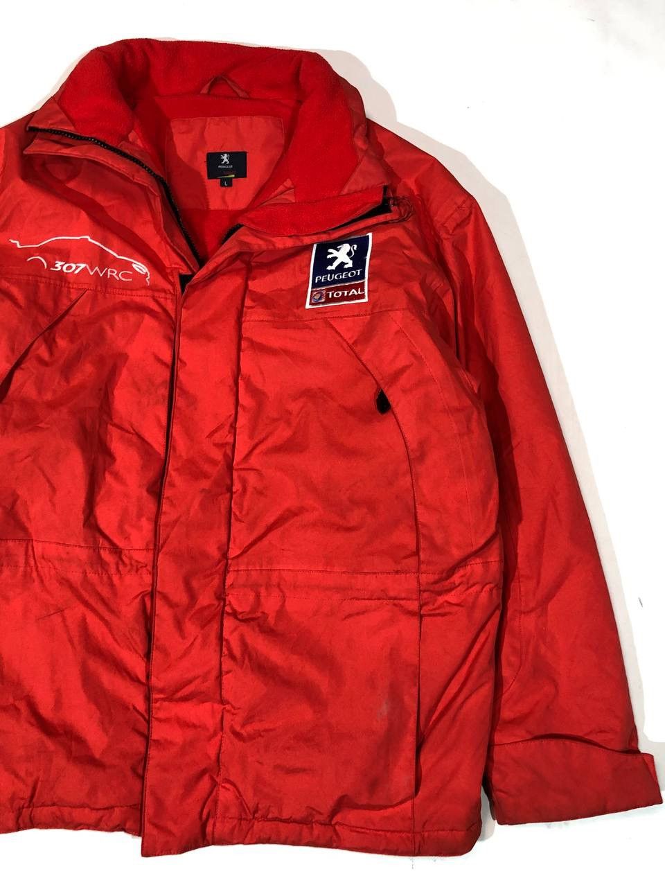 NASCAR Peugeot Total 307 WRC Racing Jacket Vintage Size US L / EU 52-54 / 3 - 2 Thumbnail