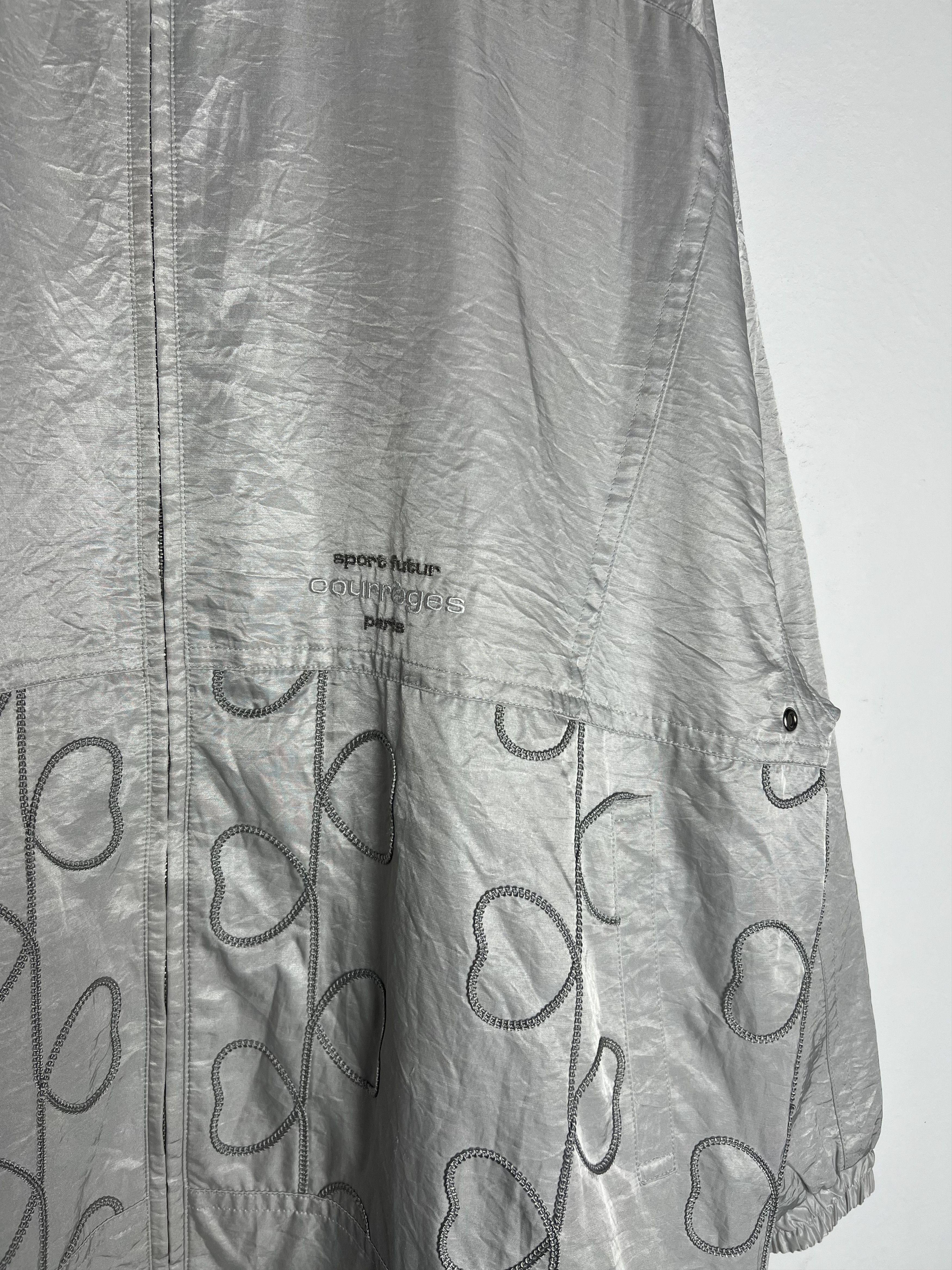 Courreges Vintage Courreges Paris Sport Future Silver Jacket Size US L / EU 52-54 / 3 - 6 Thumbnail