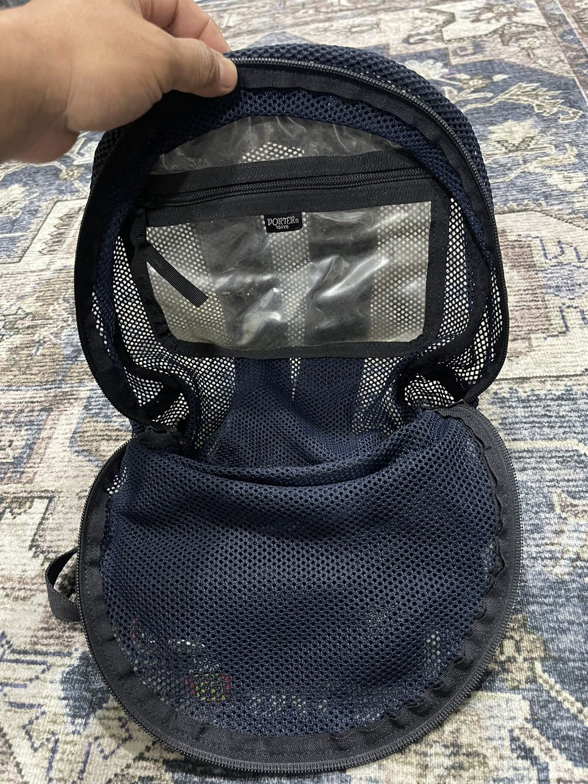 Japanese Brand × Porter × Vintage 🔥Vintage PORTER Tokyo Japan Full Mesh Daily Backpack Size ONE SIZE - 11 Thumbnail