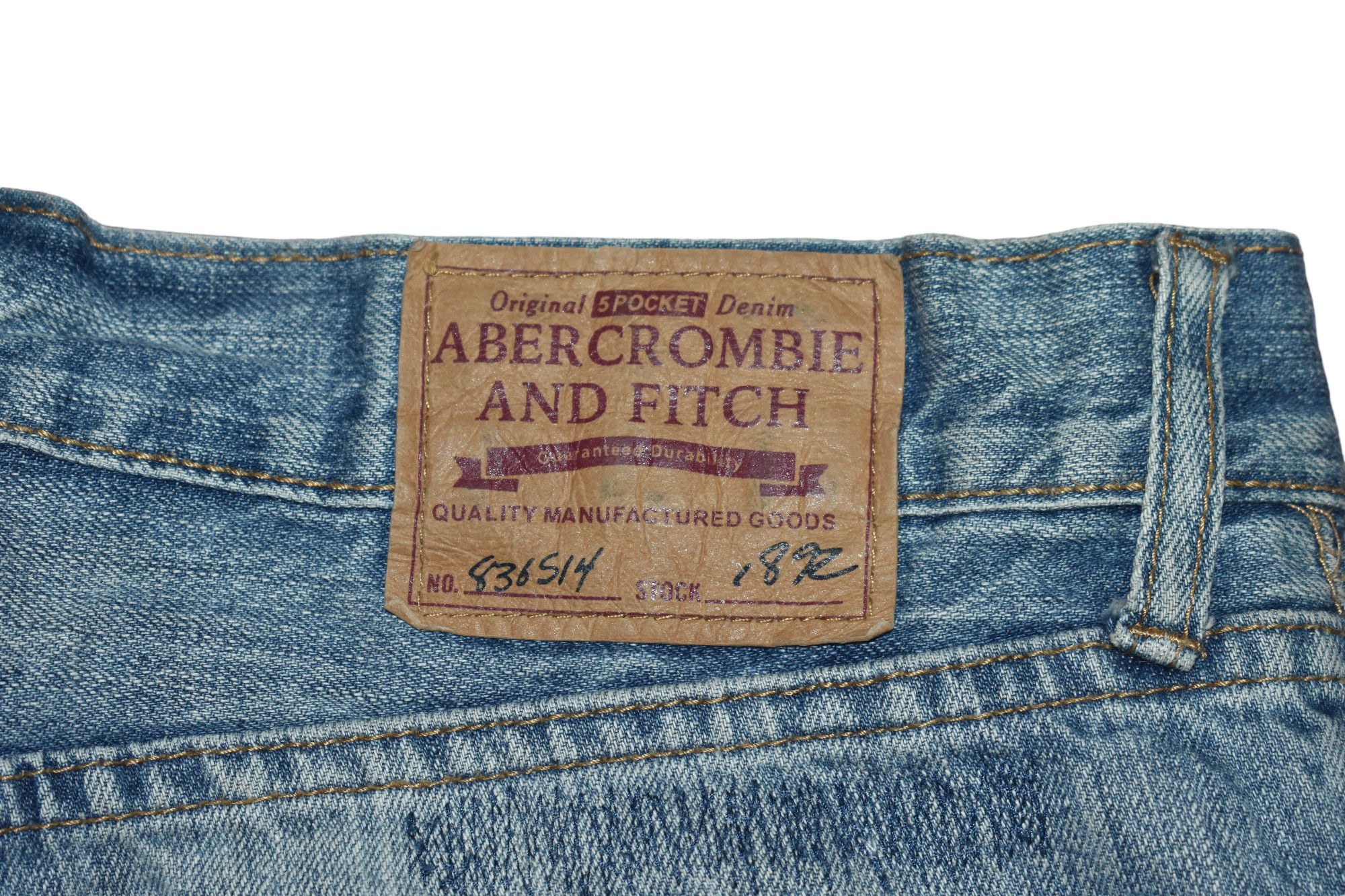 Abercrombie & Fitch Flared Abercrombie & Fitch New York Distressed Denim Size US 34 / EU 50 - 10 Thumbnail