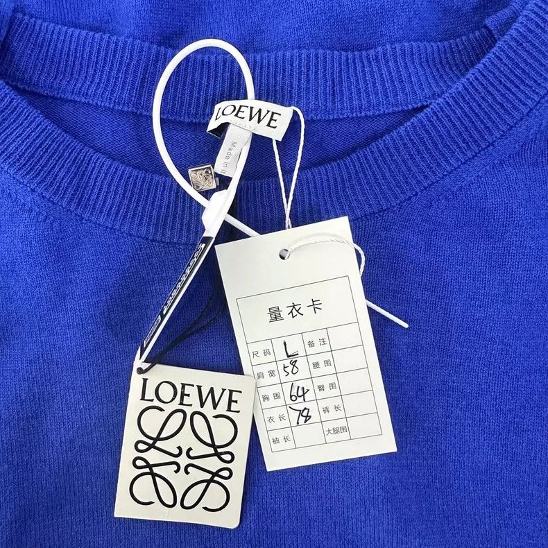 Loewe LOEWE Loose color matching sleeves long sleeve sweater men Size US L / EU 52-54 / 3 - 3 Thumbnail