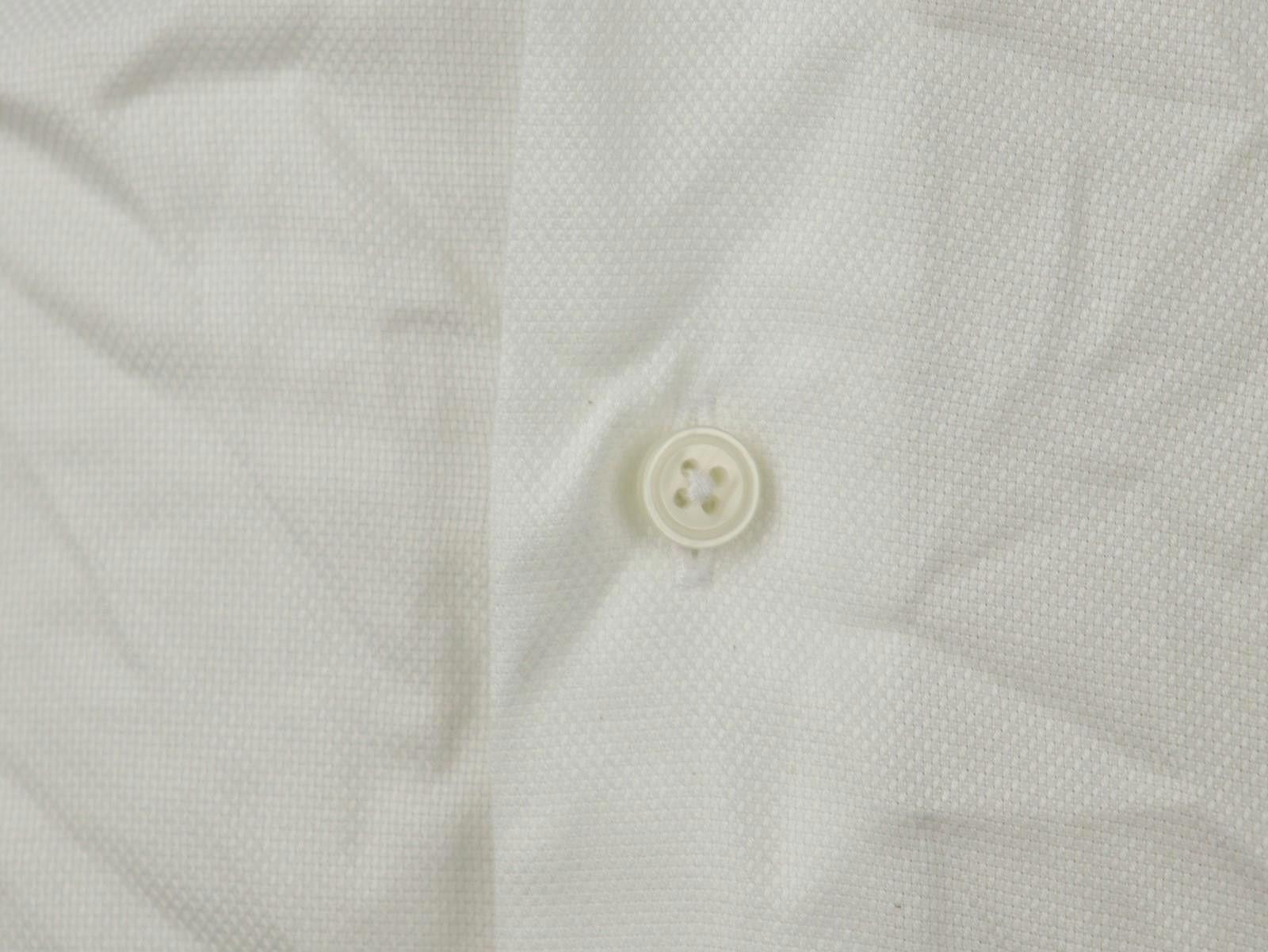 Suitsupply Suitsupply White Cotton Collared Slim Dress Shirt Size 40 Size 38R - 6 Thumbnail