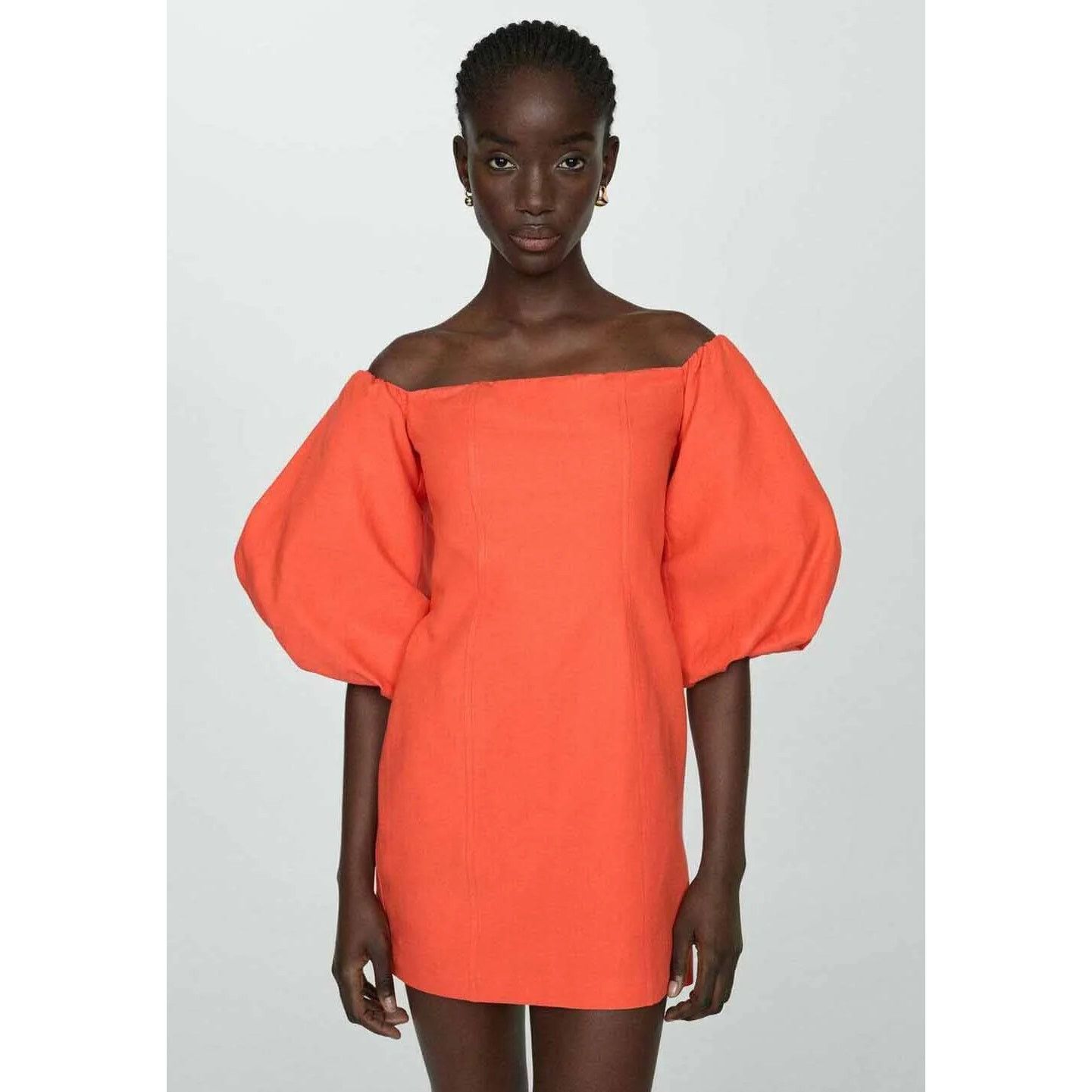 Mango RARE!!! MANGO Boat Neck Short Dress NWT Size M / US 6-8 / IT 42-44 - 8 Thumbnail
