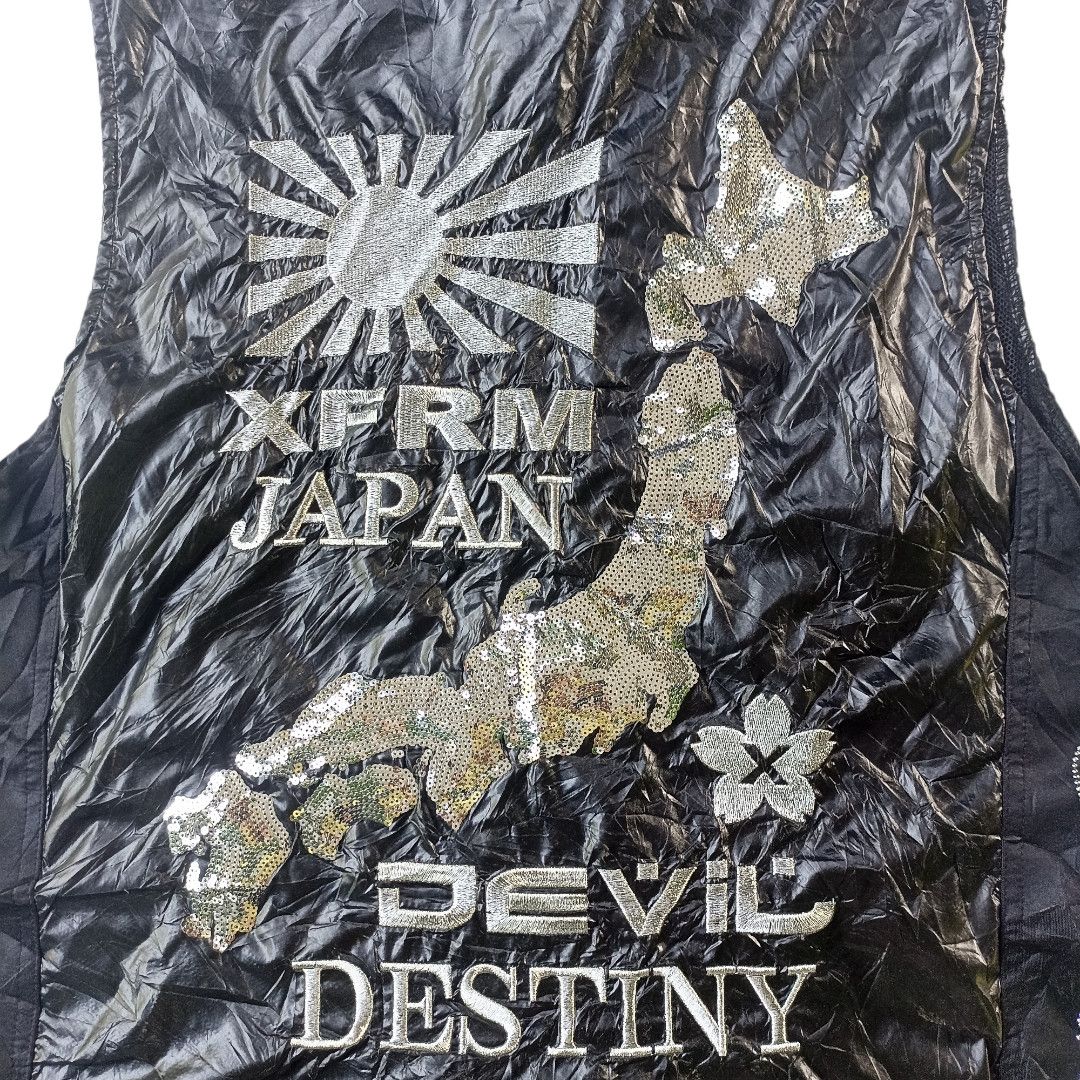 Japanese Brand Vintage Y2K XFRM Sleeveless Hoodie Vest Size US L / EU 52-54 / 3 - 6 Thumbnail