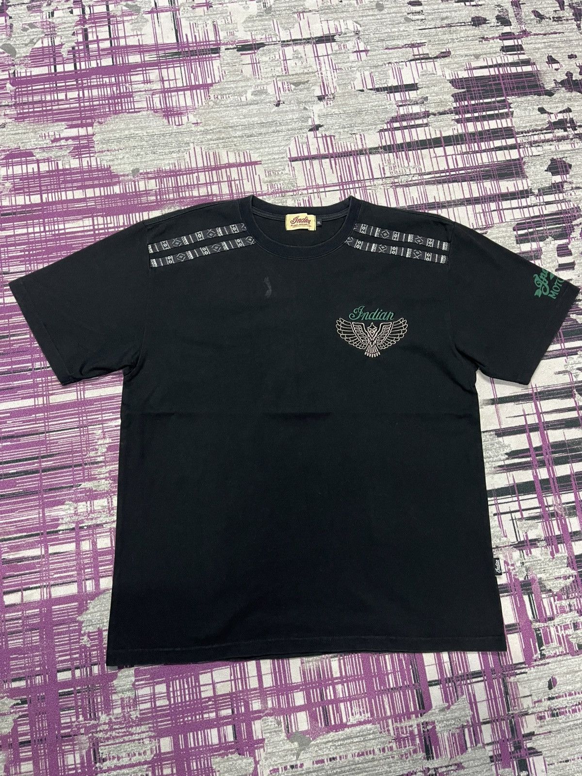 Indian Motorcycle VINTAGE INDIAN MOTOCYCLE AMERICAN SPIRIT TEE VERY RARE Size US XL / EU 56 / 4 - 2 Thumbnail
