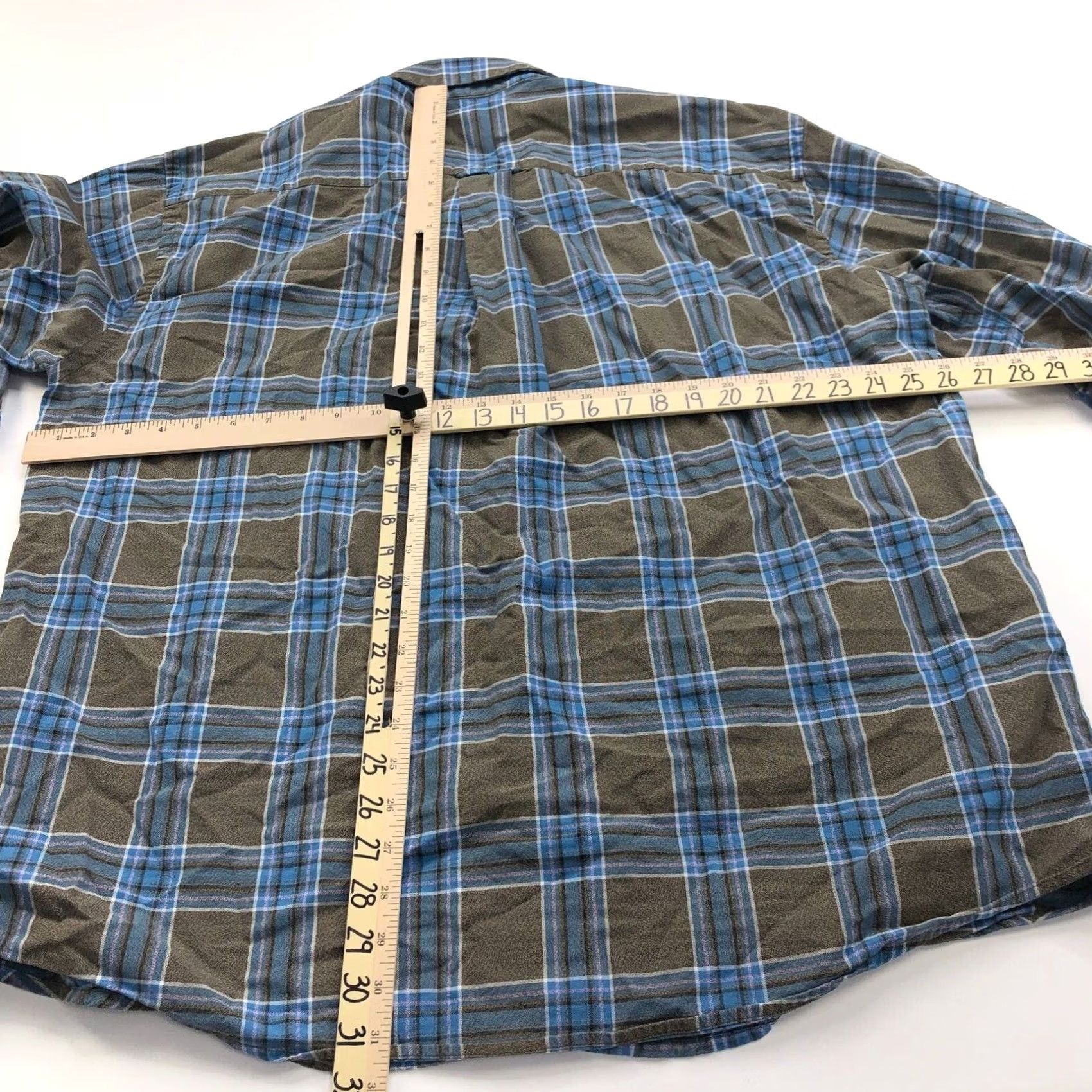 Orvis Orvis Shirt Long Sleeve Plaid Blue Gray 100% Cotton XL Casual Collar Button-Up Mens Treats: Classic, Modern, American Size US XL / EU 56 / 4 - 4 Thumbnail