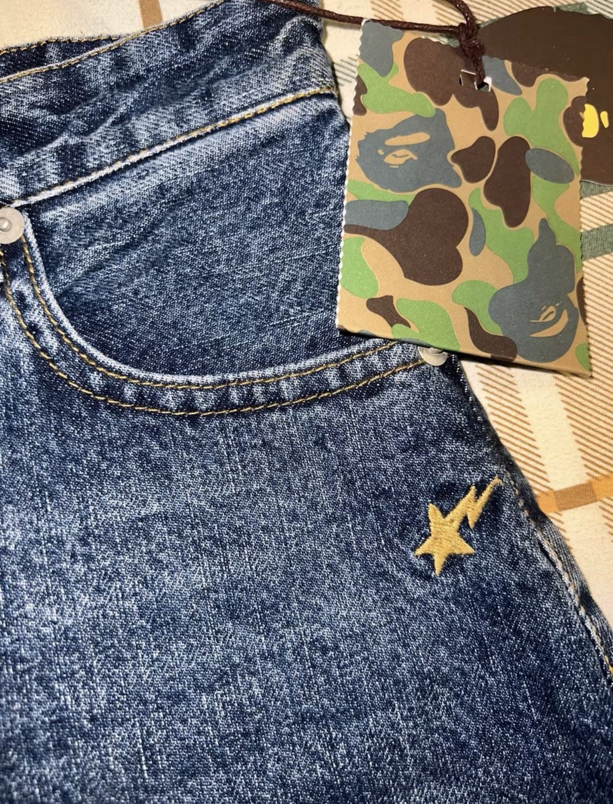 Bape BAPE OG Nigo era denim skirt Size S / US 4 / IT 40 - 3 Thumbnail