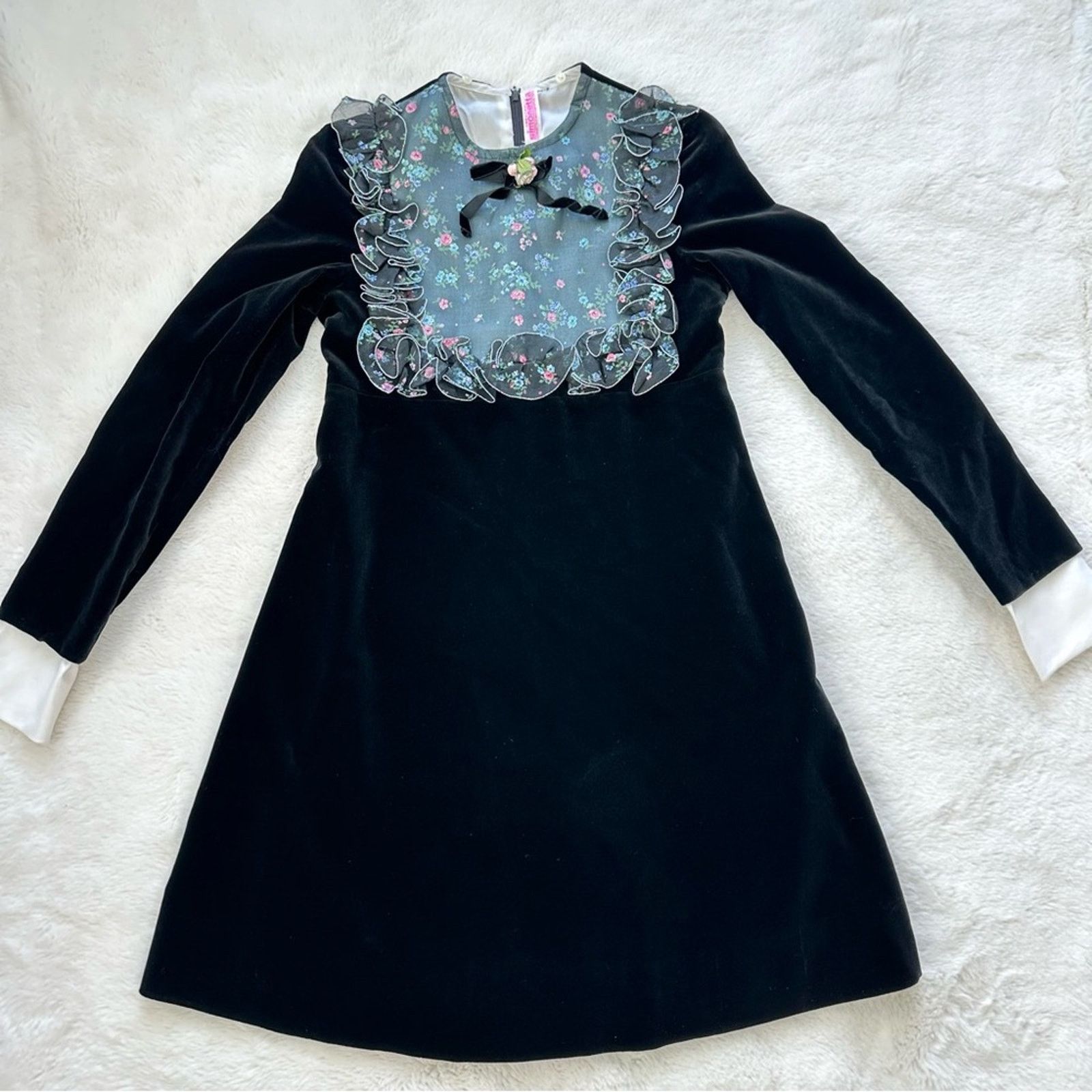 Other Simonetta velvet dress size XS Size XS / US 0-2 / IT 36-38 - 1 Thumbnail