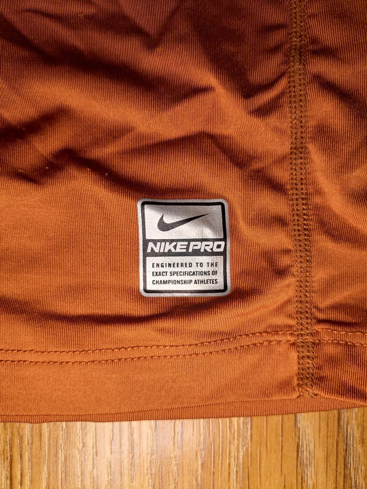 Nike Nike Pro Athletic Shirt Boy Large 14-16 Orange White Fit Size ONE SIZE - 4 Thumbnail