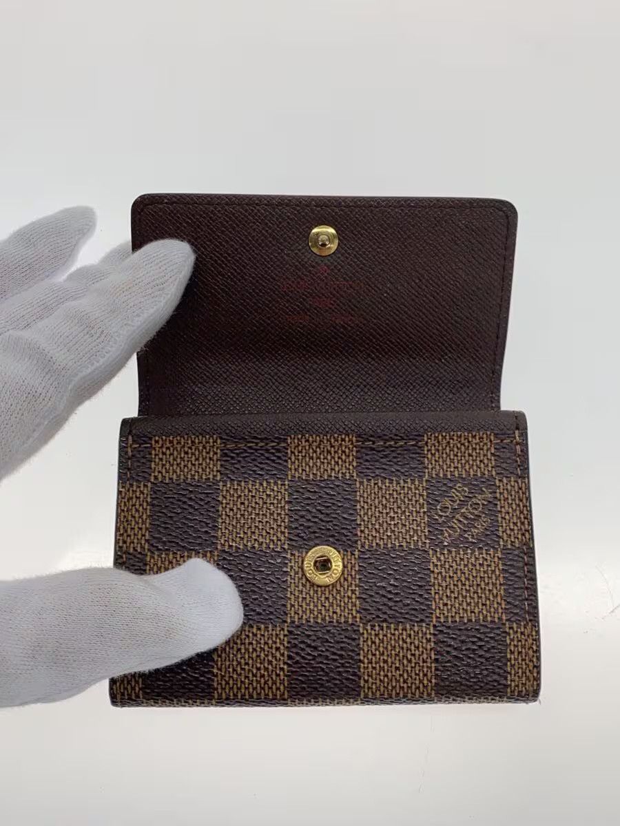 Louis Vuitton Louis Vuitton Damier Ebene Porte Monet Pla Brown Size ONE SIZE - 4 Thumbnail
