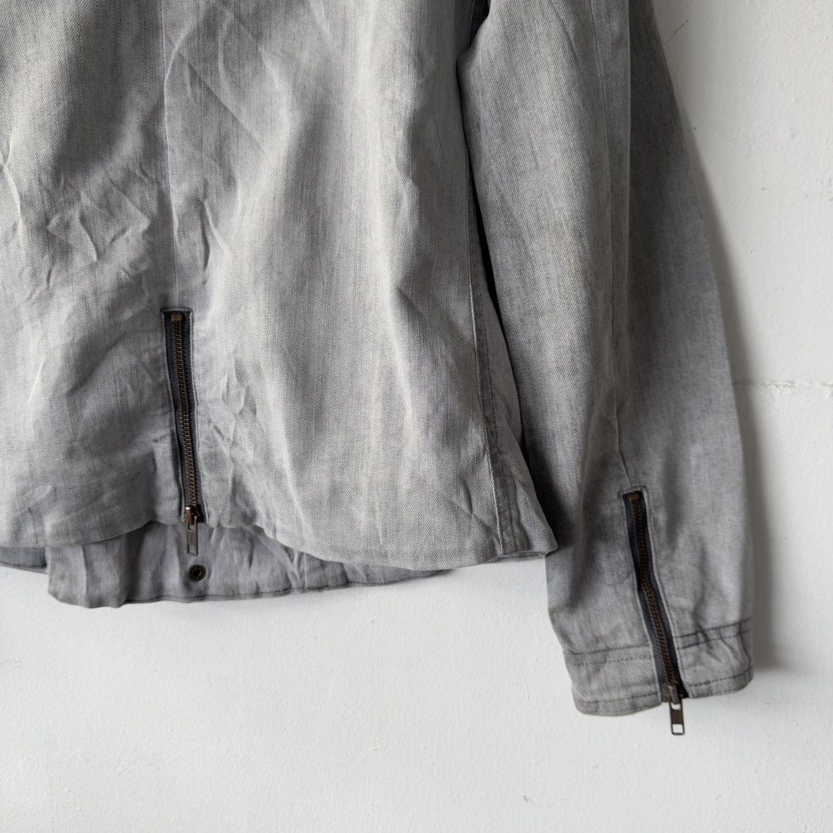 Le Grande Bleu (L.G.B.) 2000s japanese asymmetrical Bono Ifsix rick biker jacket Size US M / EU 48-50 / 2 - 9 Thumbnail