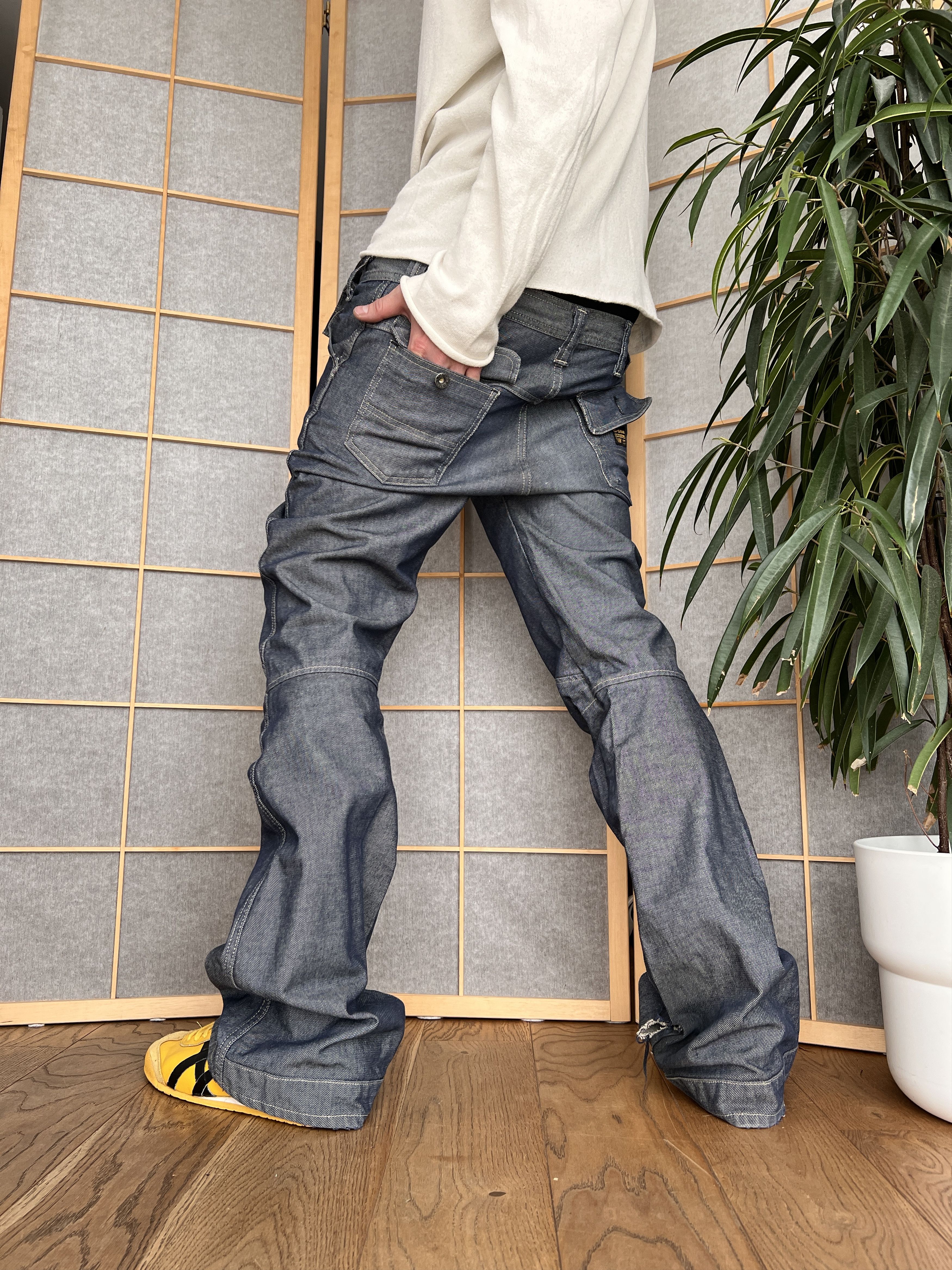 G-Star Comwood vintage 90s double knee flared boot cut denim