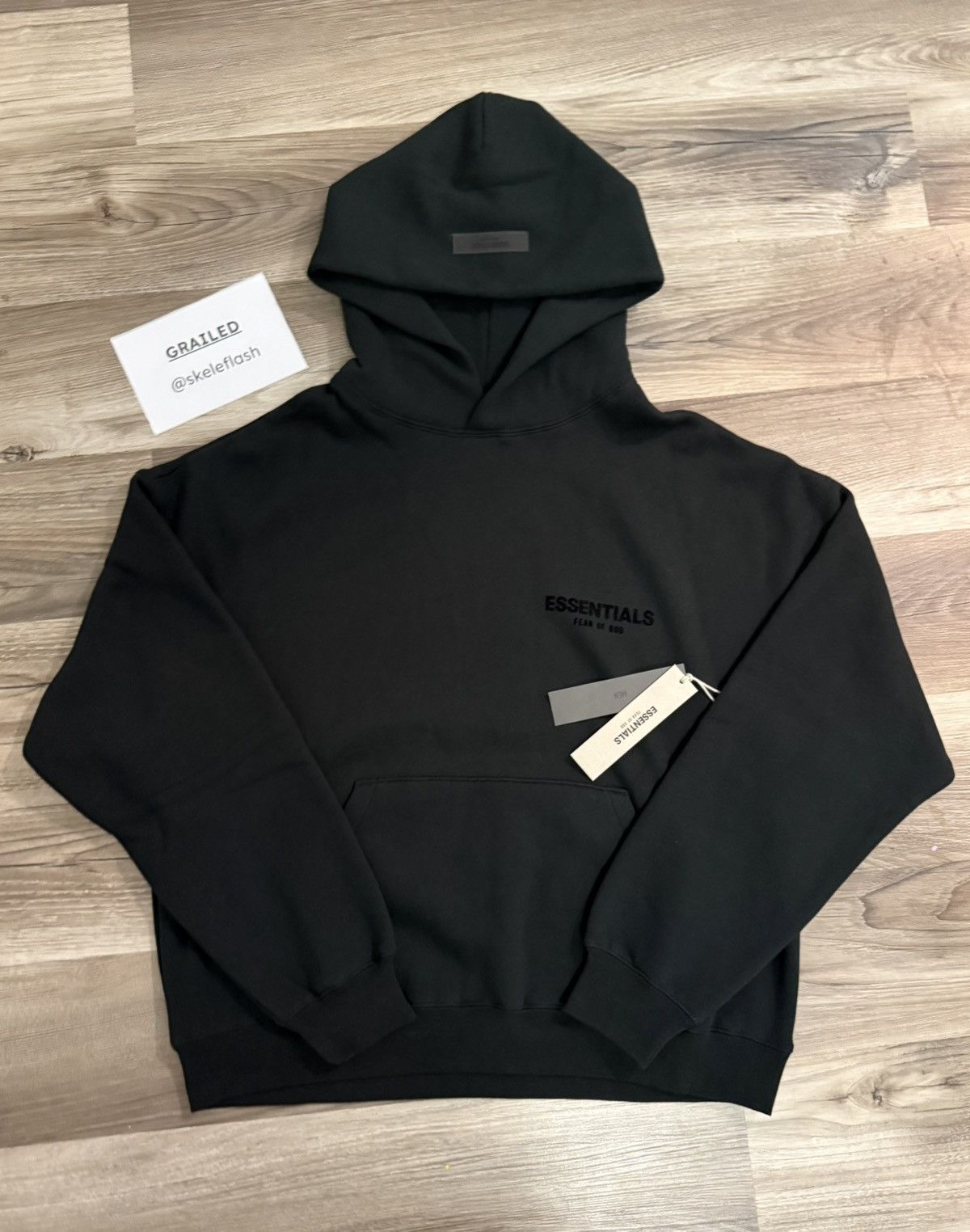 Fear of God good Essentials Pullover Hoodie 'Stretch Limo' FW22