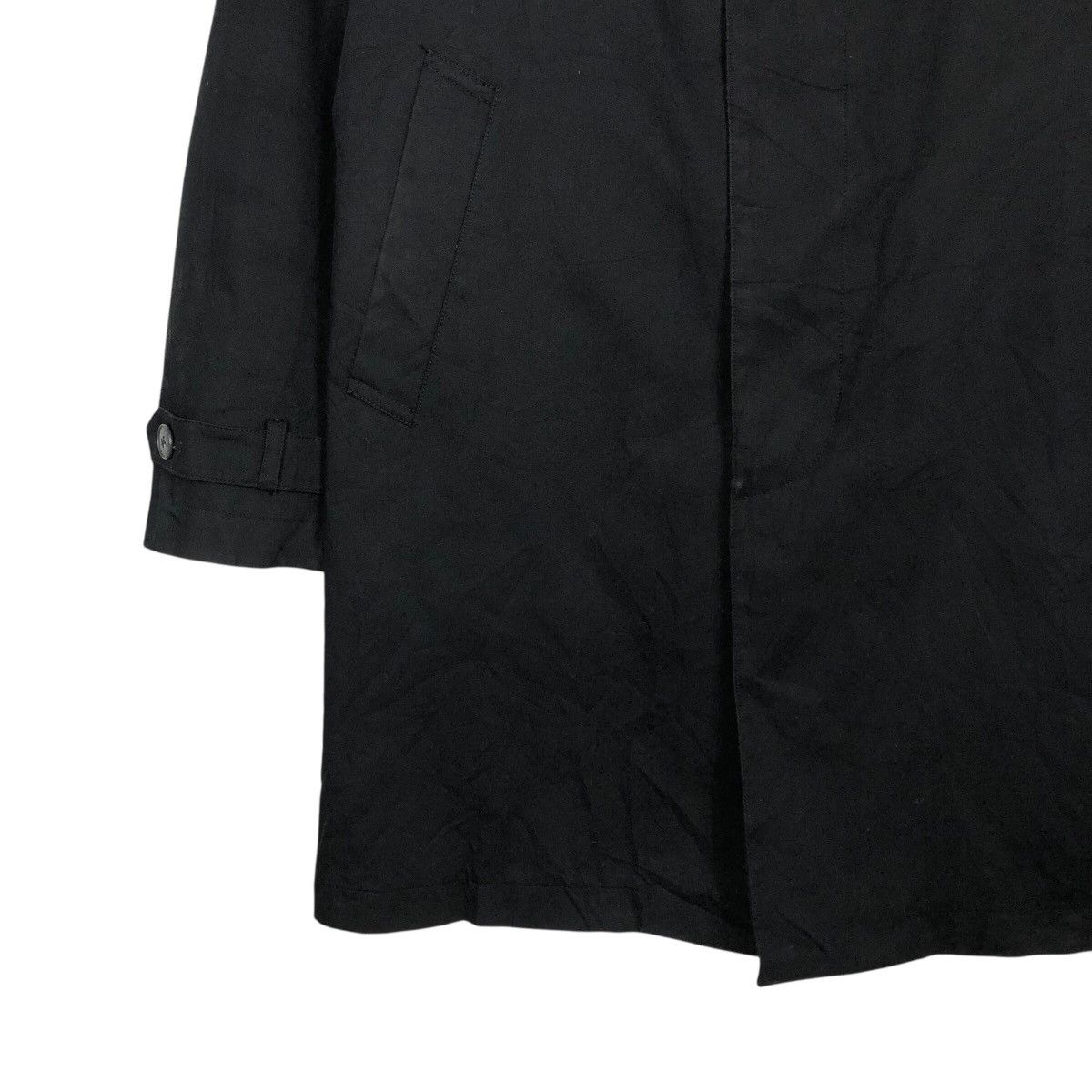Japanese Brand SHIPS Archival Noir Tech-Twill Overcoat Issey Miyake Size US M / EU 48-50 / 2 - 6 Thumbnail