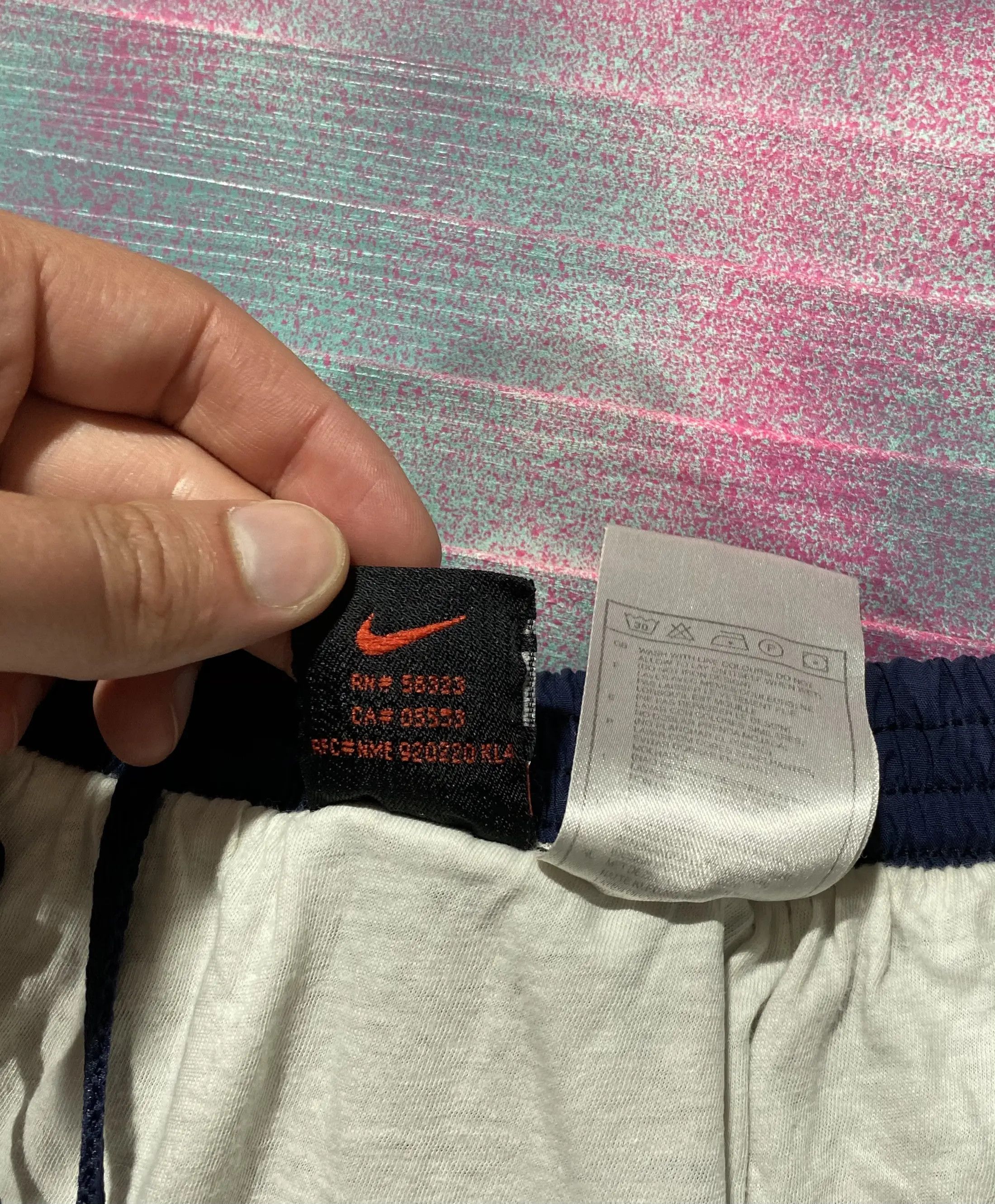 Nike Vintage Y2K Nike Nylon Swoosh Shorts Size US 34 / EU 50 - 3 Thumbnail