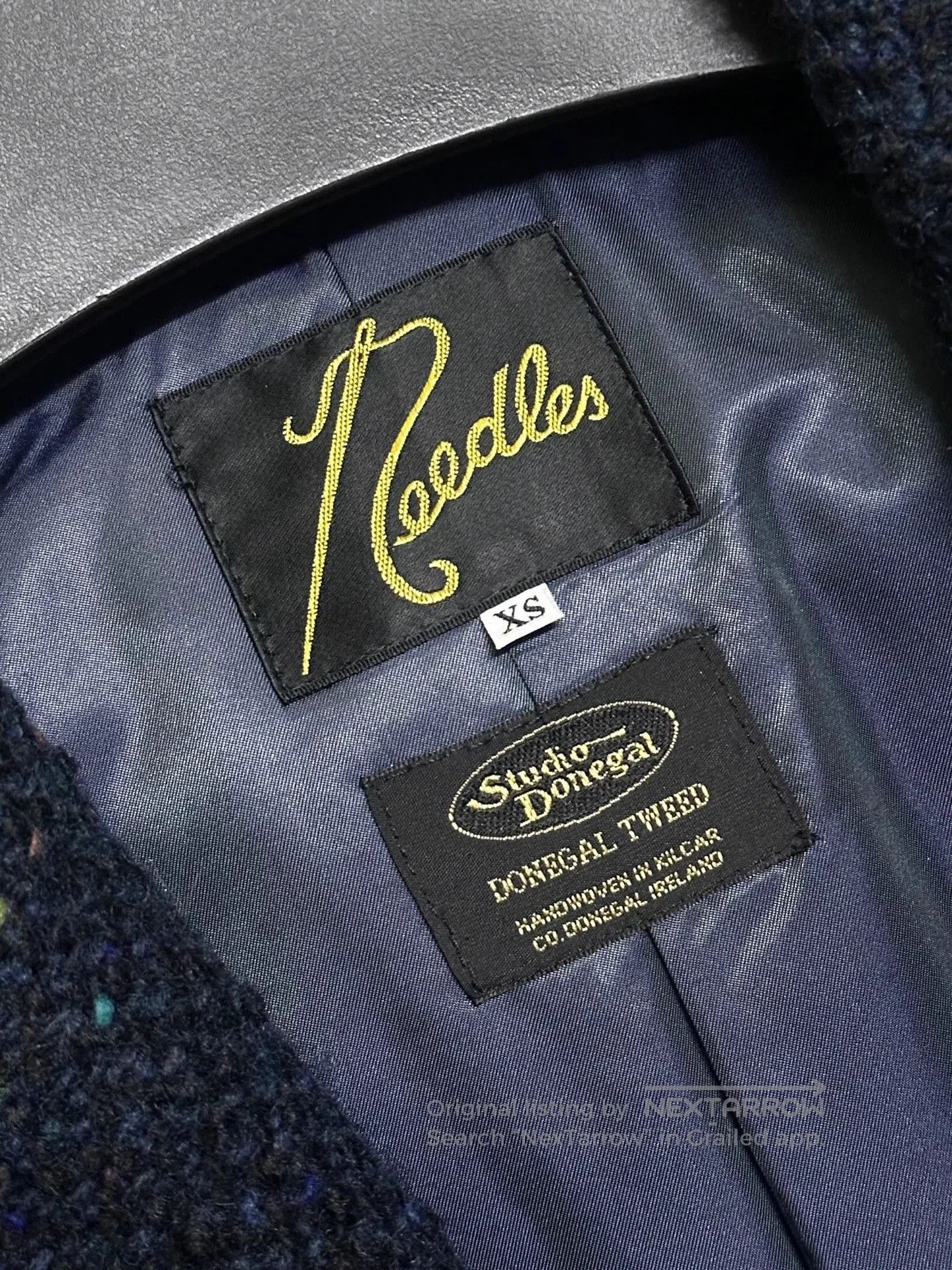 KIJIMA TAKAYUKI Needles Donegal Tweed Wool Jacket. Size US XS / EU 42 / 0 - 8 Thumbnail