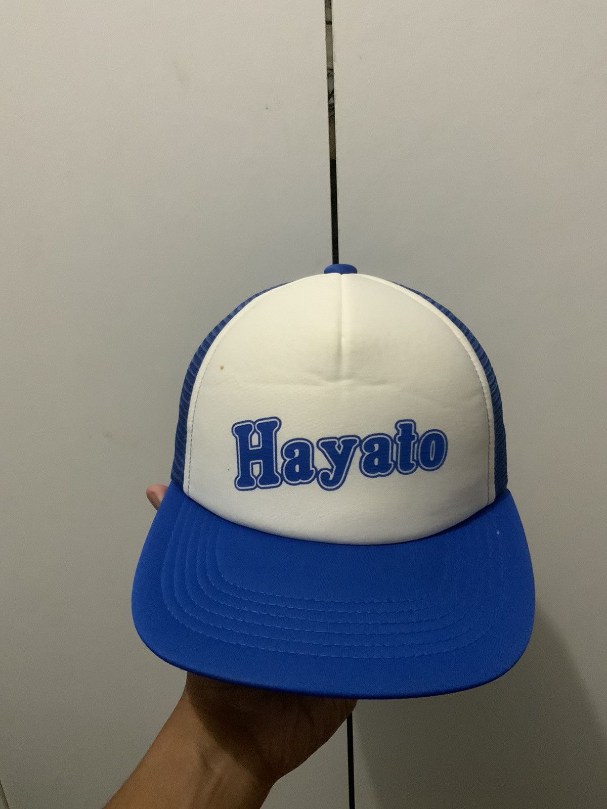 Japanese Brand Hayato Blue Japan Trucker Hat Size ONE SIZE - 5 Thumbnail
