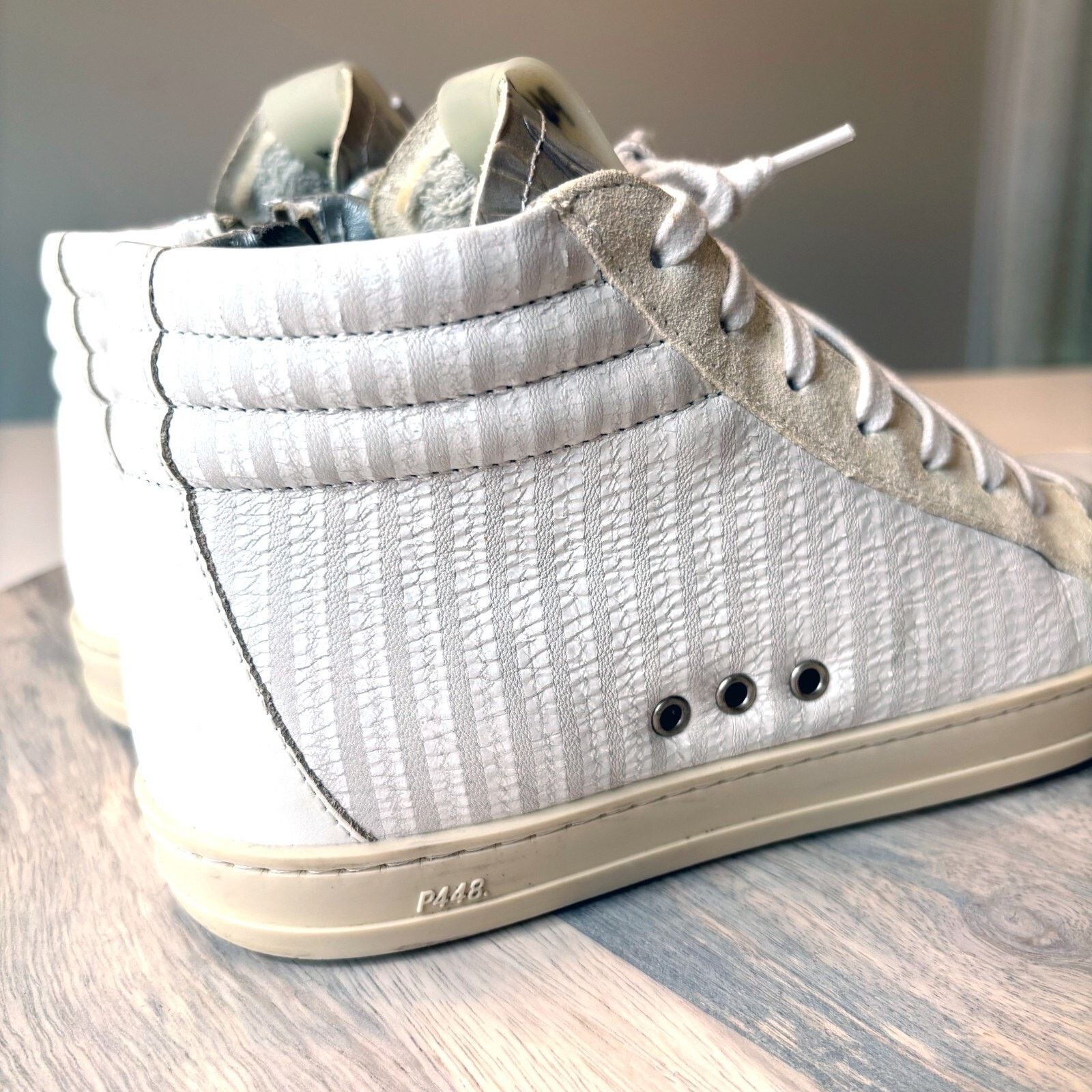 P448 P448 Women's High Top Sneakers in Peony EU 38 US Size 7.5 Size US 7.5 / IT 37.5 - 7 Thumbnail