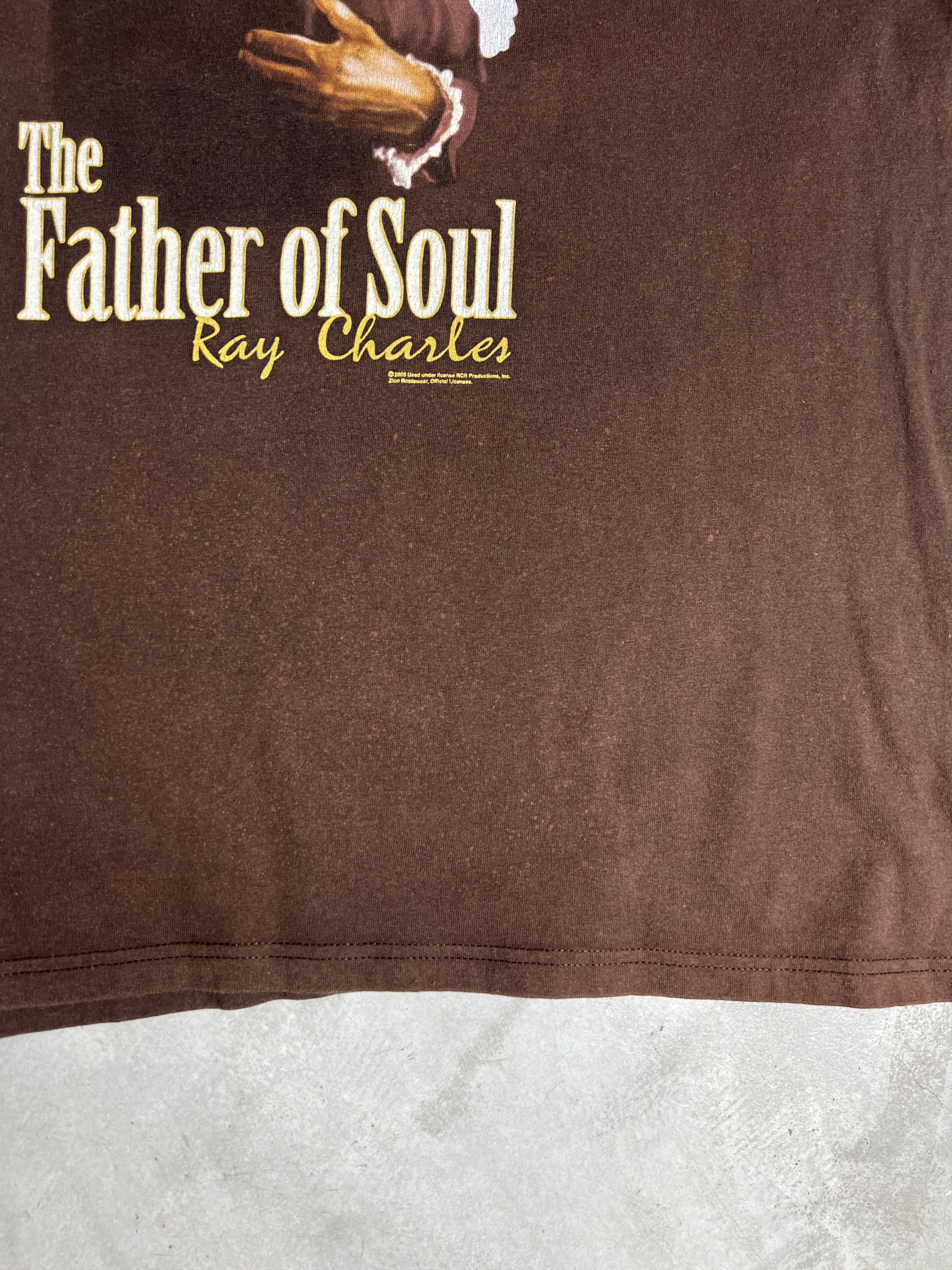 Band Tees Vintage Ray Charles The Father of Soul Graphic (XXL) GTME332 Size US XXL / EU 58 / 5 - 6 Thumbnail