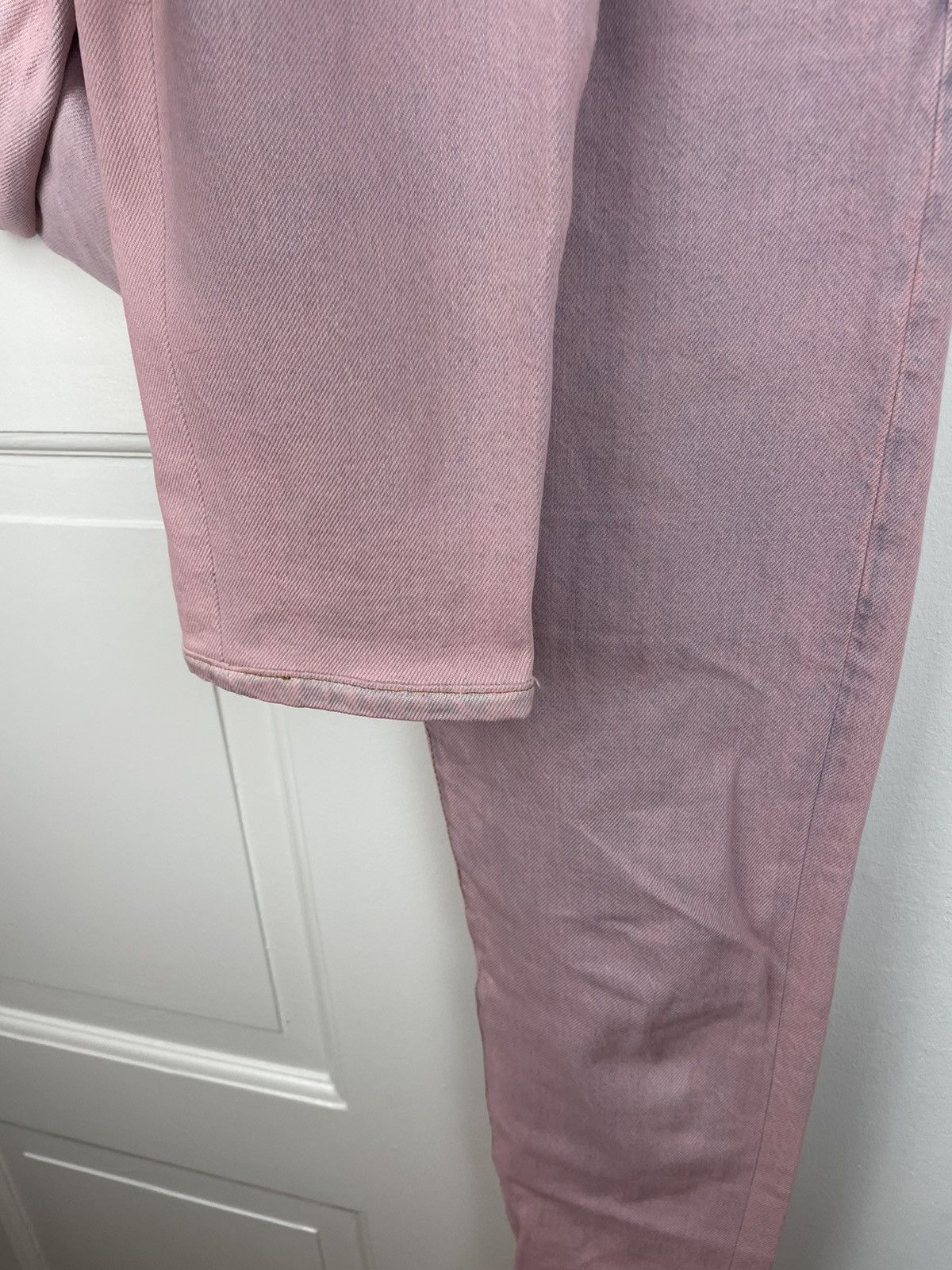 Acne Studios Acne Studios 1997 (1996) Pink washed jeans pants label Size US 28 / EU 44 - 4 Thumbnail