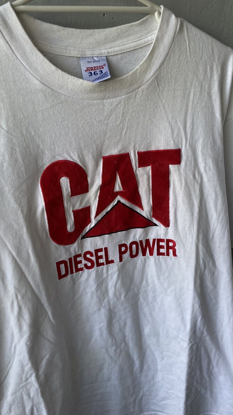 Caterpillar Rare Vintage CAT Diesel Power tee Size US XL / EU 56 / 4 - 4 Thumbnail