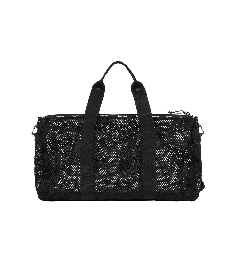 Supreme Supreme Mesh Duffle Bag in Black Size ONE SIZE - 3 Thumbnail