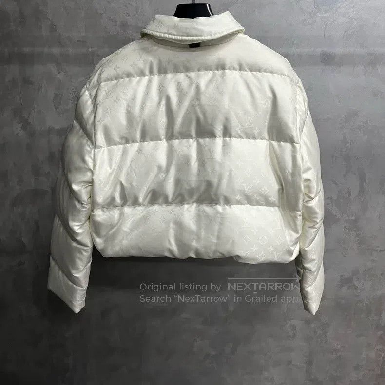 Louis Vuitton Louis Vuitton White Lapel Button Short Long Sleeve Jacket Size S / US 4 / IT 40 - 2 Thumbnail