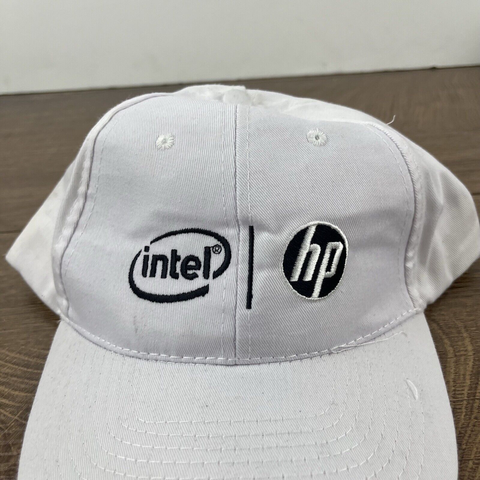 Other Intel HP Hat Baseball Adjustable Hat White Adjustable Hat Ad Size ONE SIZE - 6 Thumbnail