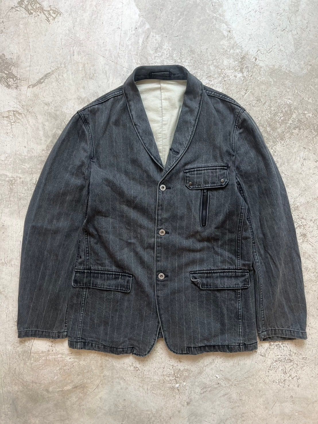 PPFM PPFM Denim Stripe Jacket Size US S / EU 44-46 / 1 - 13 Thumbnail