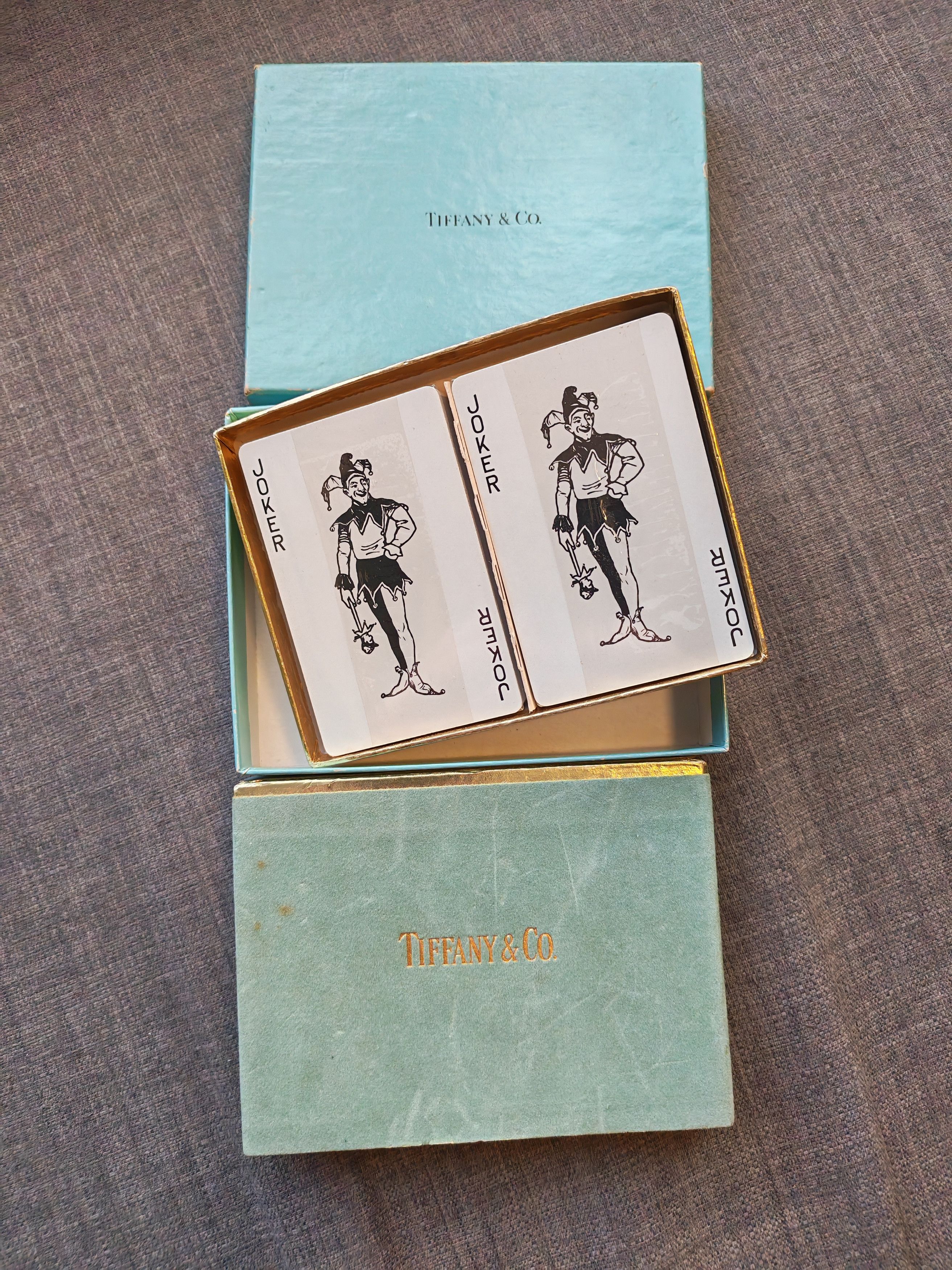 Tiffany & Co. Vintage Tiffany & Co, Boxed Playing Cards, 2 Full Sets Size ONE SIZE - 2 Thumbnail