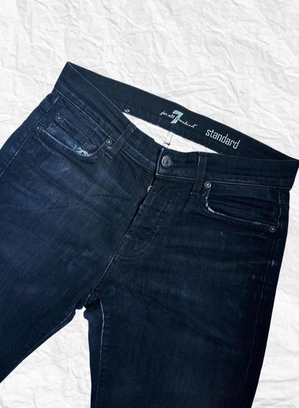 Seven 7 7 For All Mankind Standard Fit Jeans Size US 30 / EU 46 - 2 Thumbnail