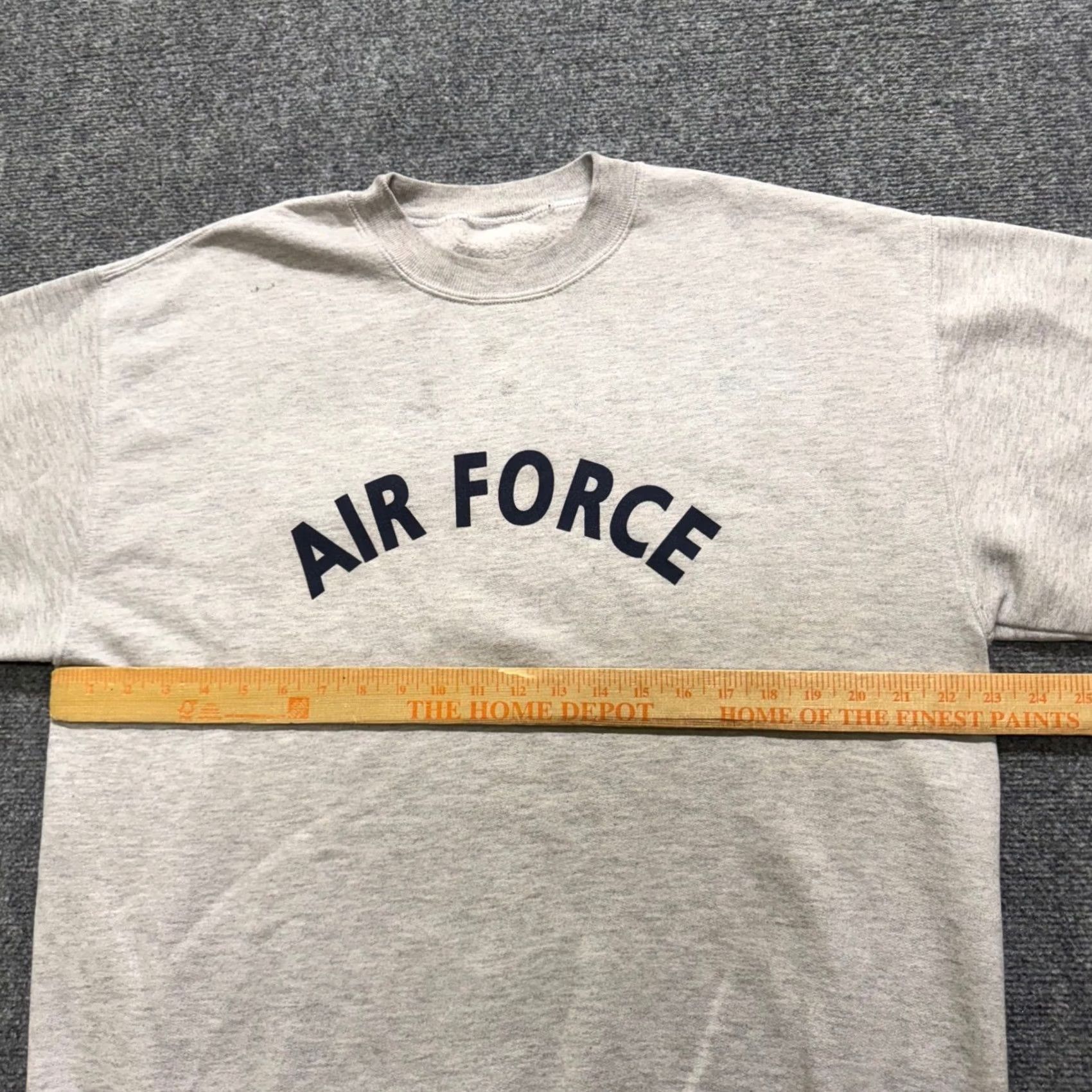 Vintage VINTAGE Air Force Pullover Sweatshirt Men XL grey 90s Heavyweight Cotton Blend Shirt Mens XL Size US XL / EU 56 / 4 - 5 Thumbnail