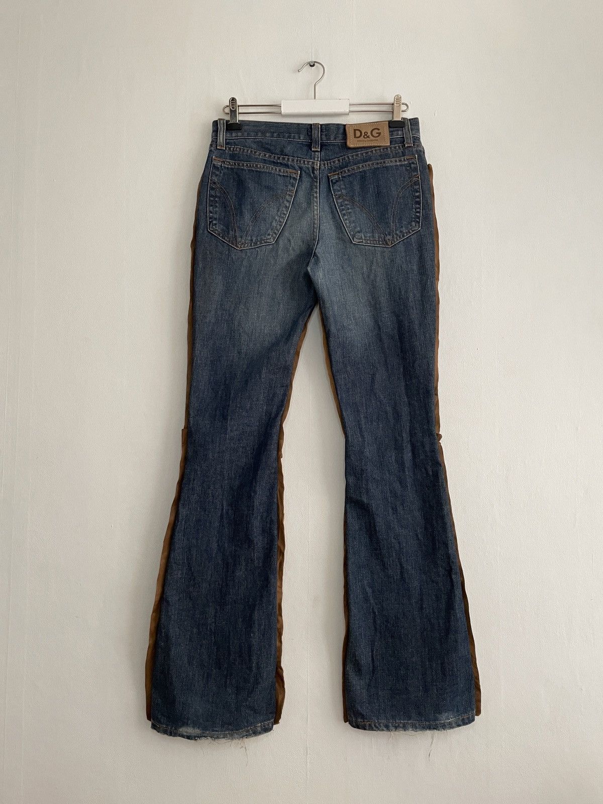 Dolce & Gabbana Dolce & Gabbana Suede Double-Sided Vintage Jeans Size 28" / US 6 / IT 42 - 2 Thumbnail