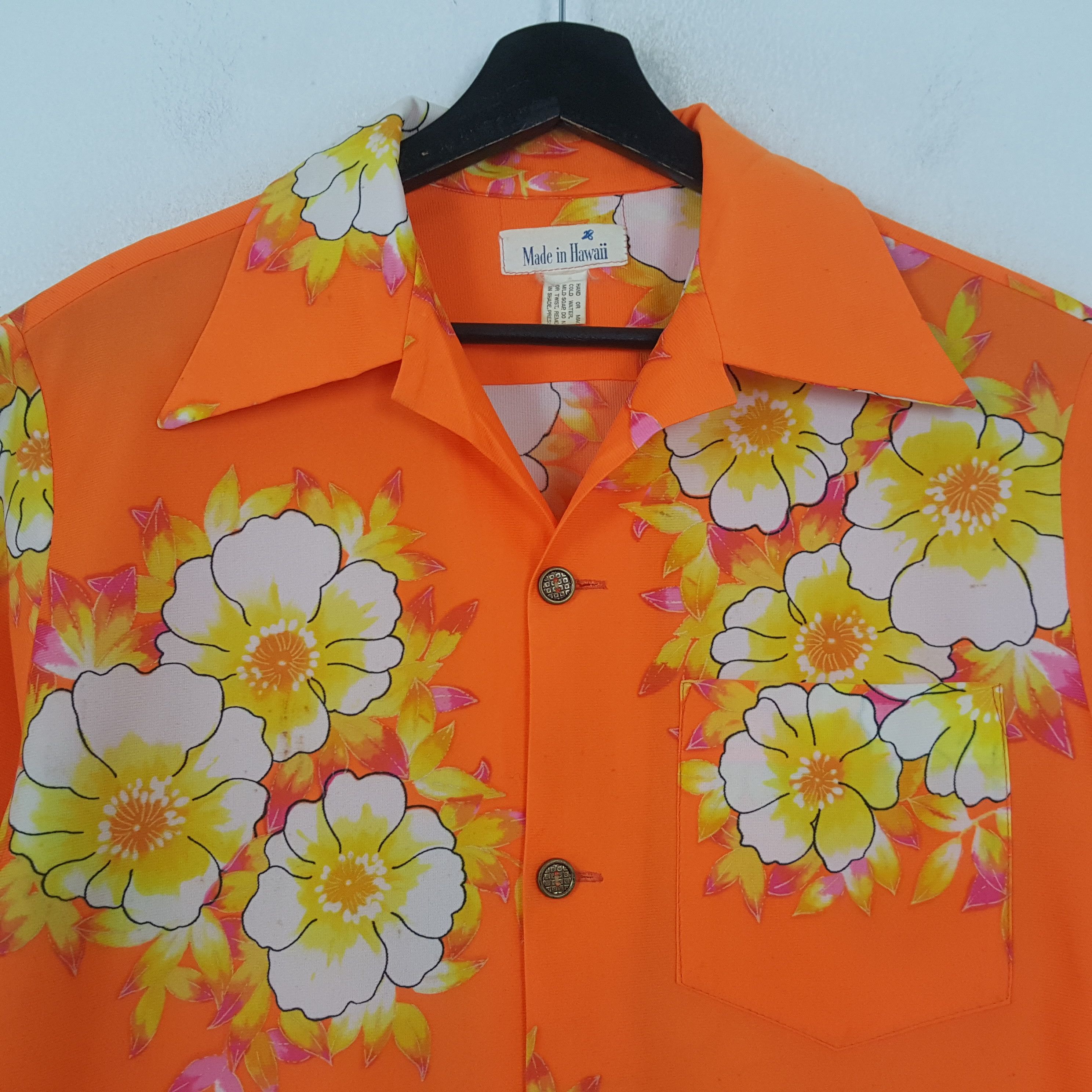 Vintage Hawaii Shirt Fashion Holiday Vacation Style RR8 Size US L / EU 52-54 / 3 - 2 Thumbnail