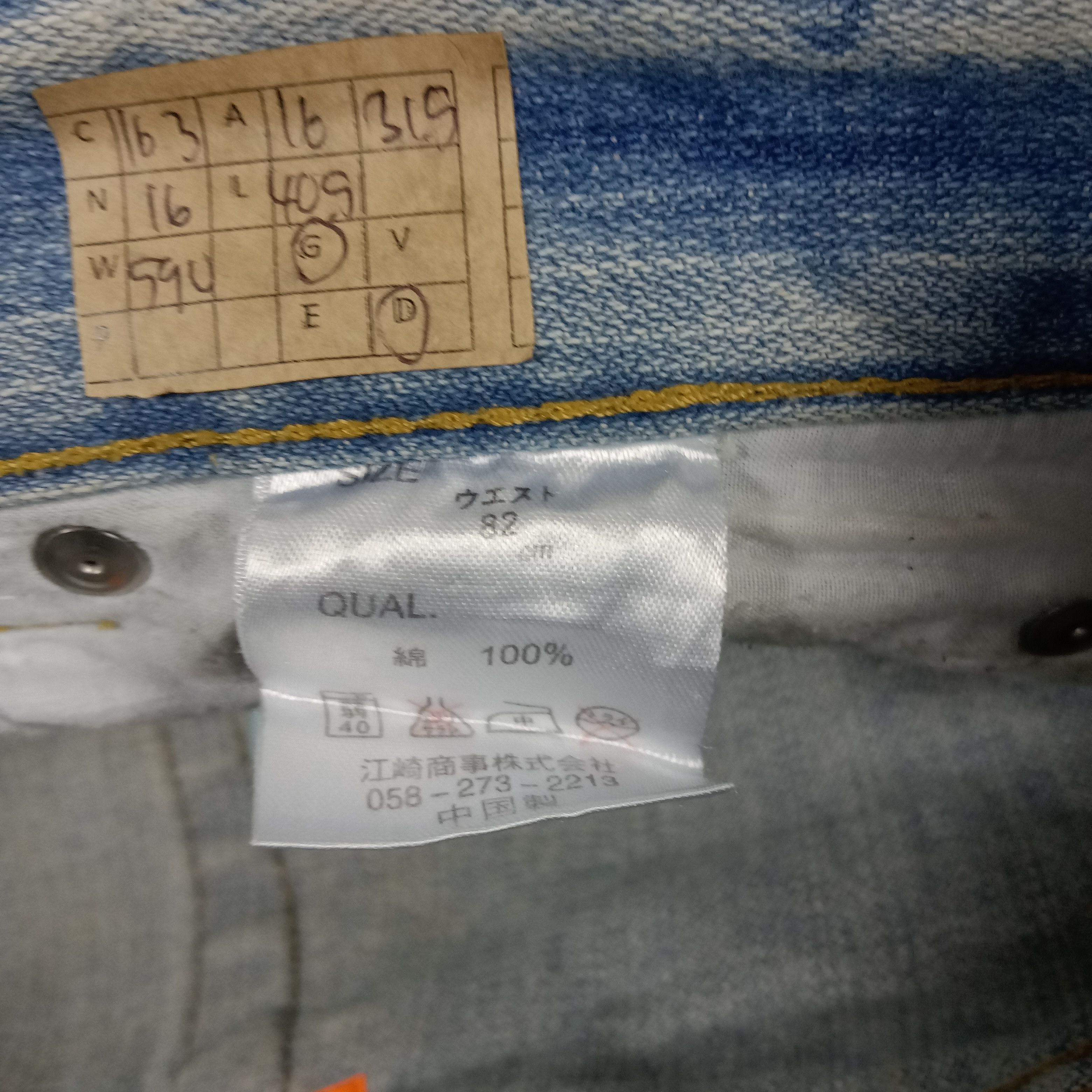 If Six Was Nine × Japanese Brand × Vintage Point Loma Japanese Brand Art Rising Denim Jeans Size US 32 / EU 48 - 17 Thumbnail