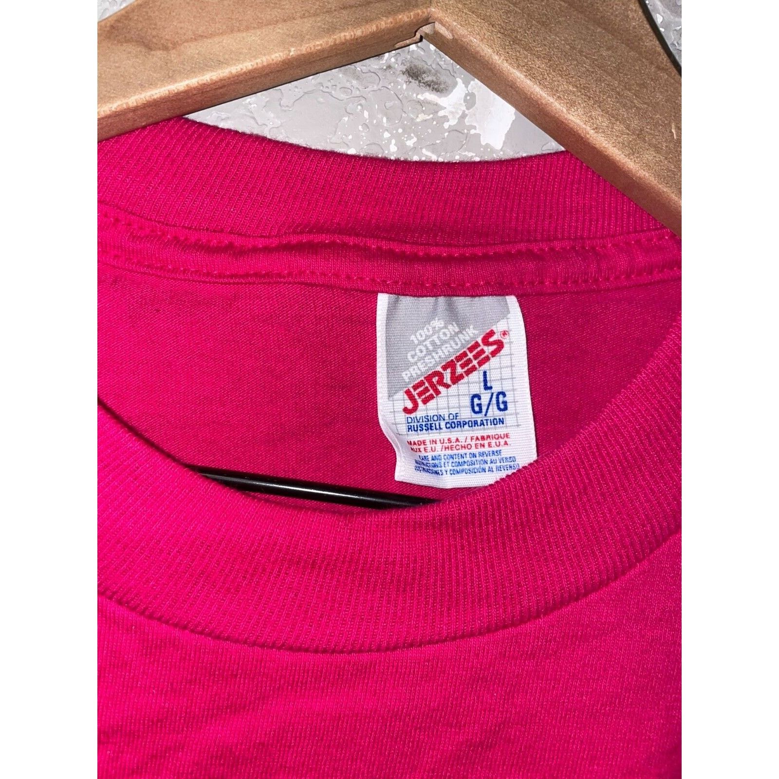 Jerzees Vintage Black Hills Shirt Wildflowers Flowers Pink Tee 90s L Size US L / EU 52-54 / 3 - 7 Thumbnail